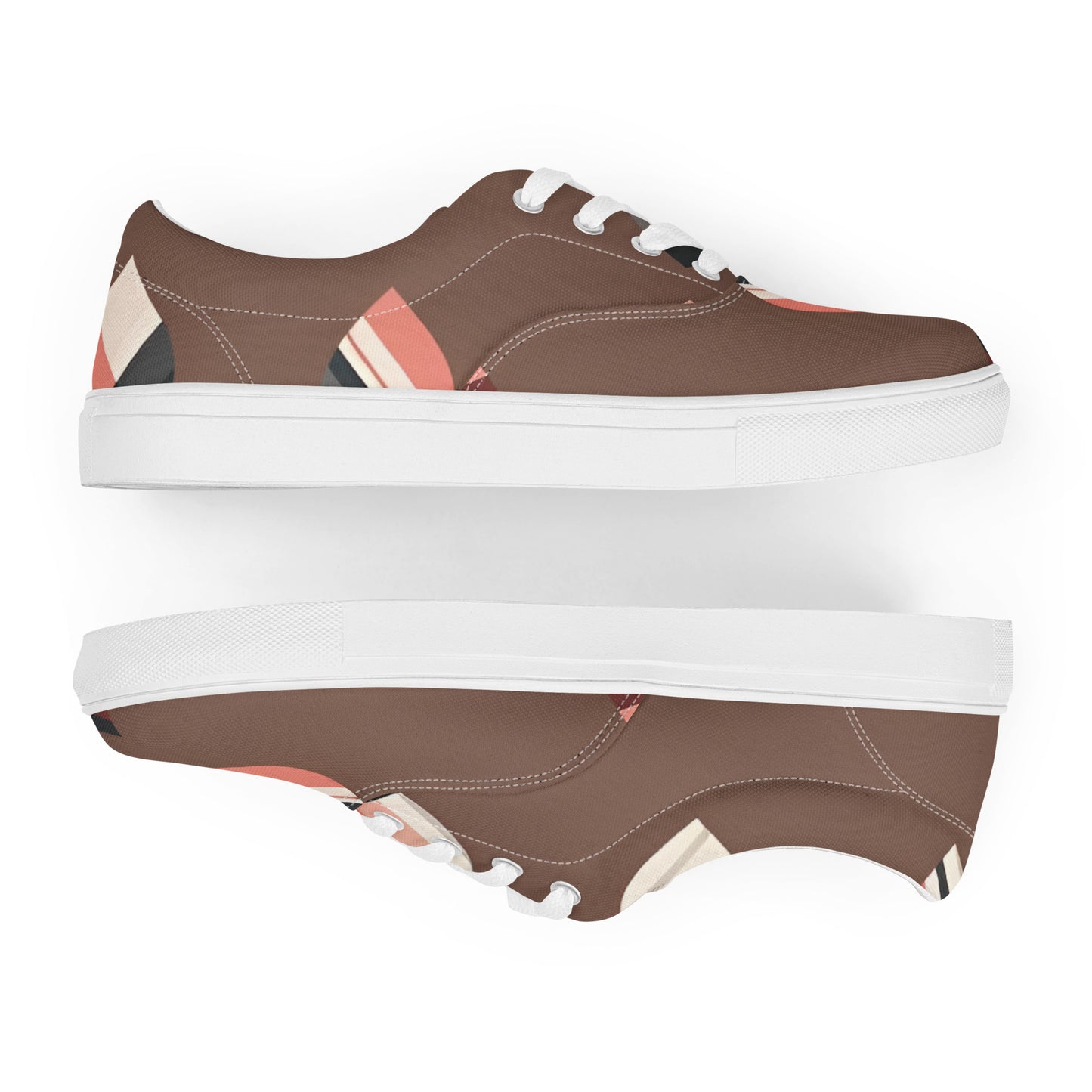 Women’s lace-up canvas shoes