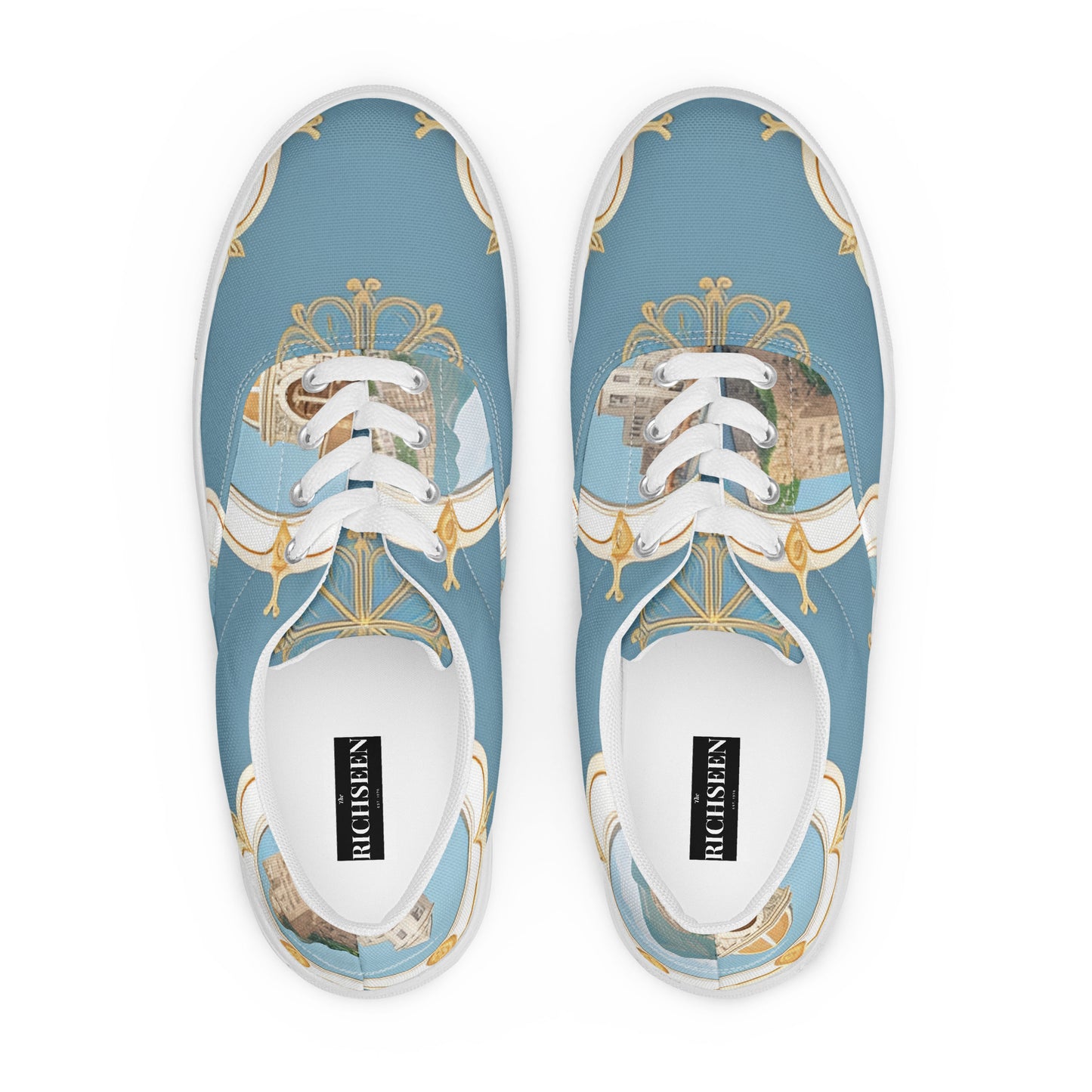 Women’s lace-up canvas shoes