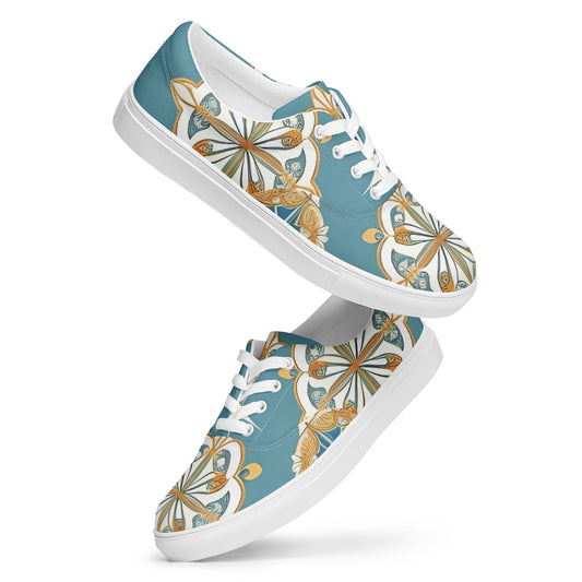 Women’s lace-up canvas shoes