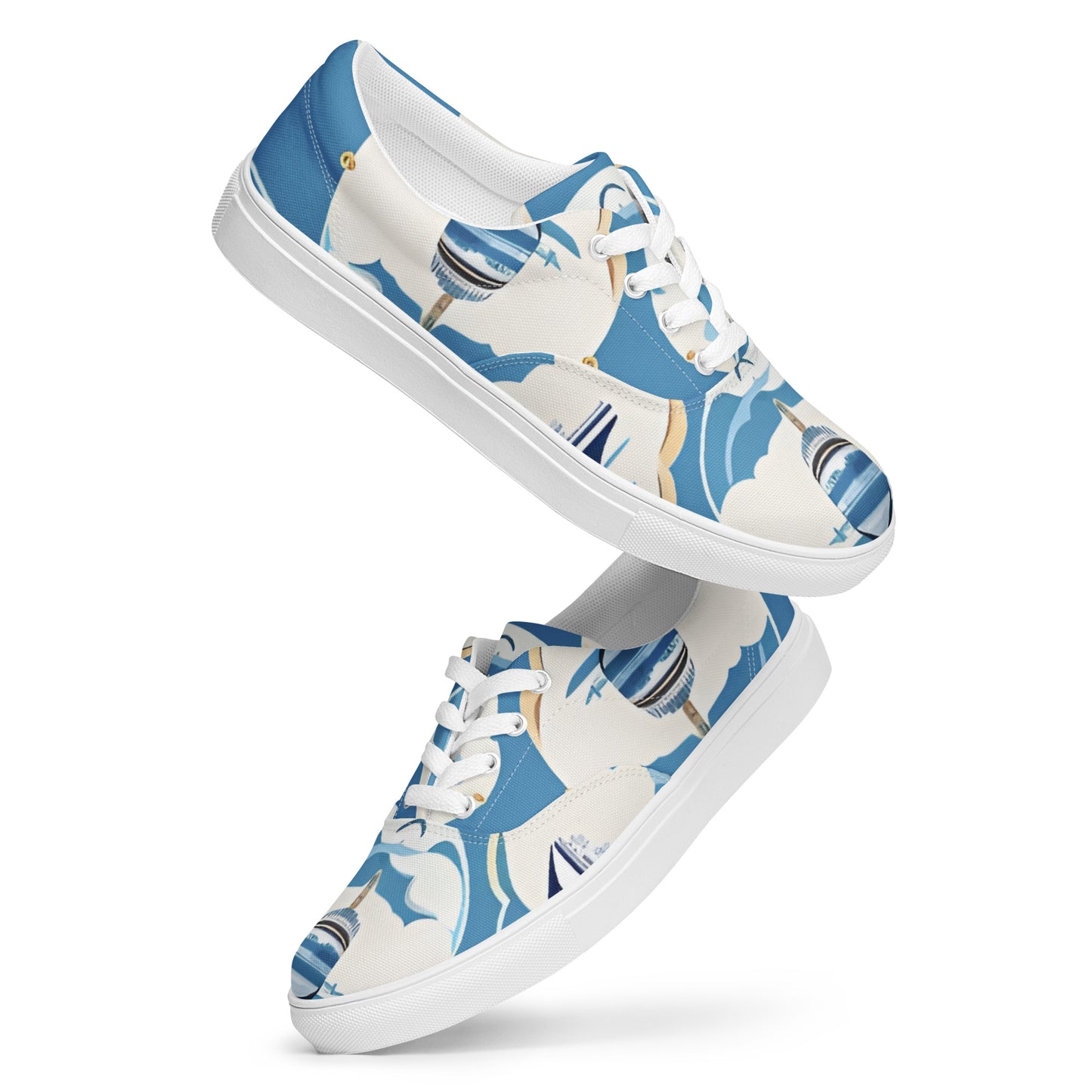 Women’s lace-up canvas shoes