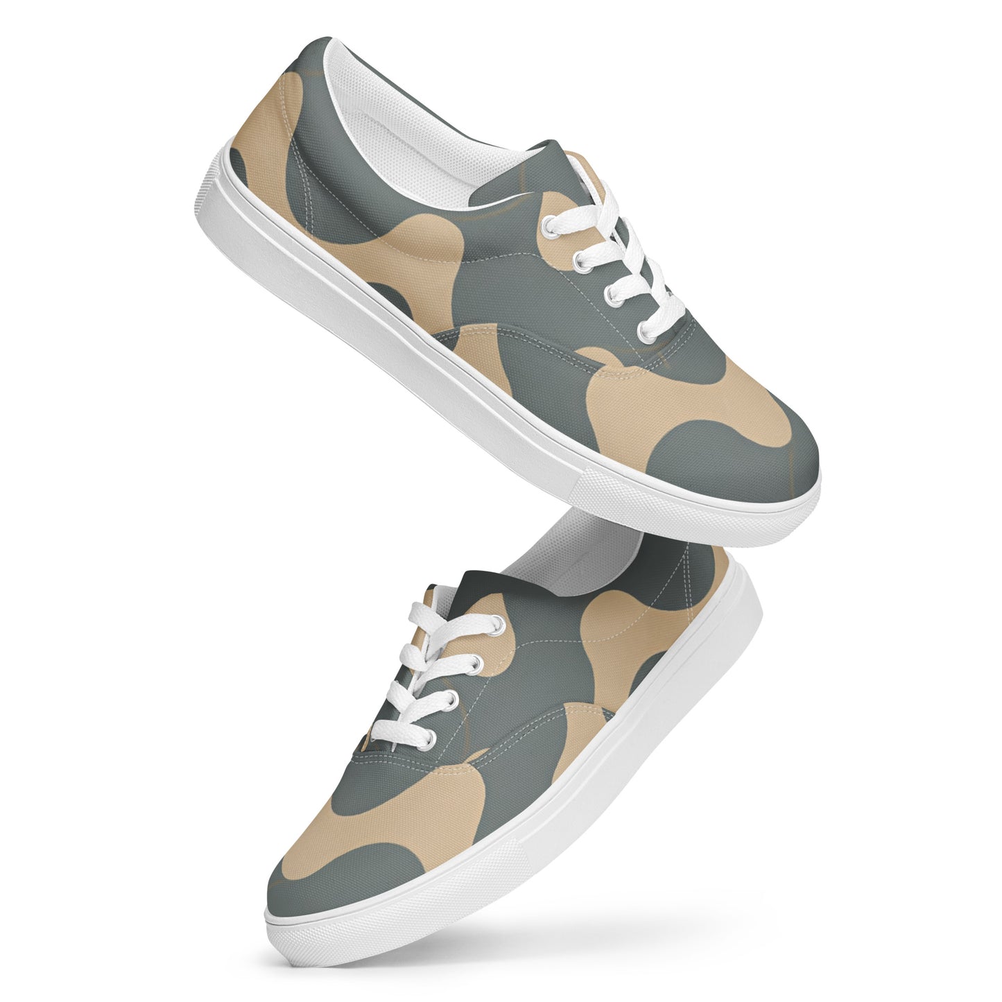 Women’s lace-up canvas shoes