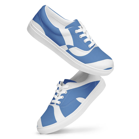 Women’s lace-up canvas shoes