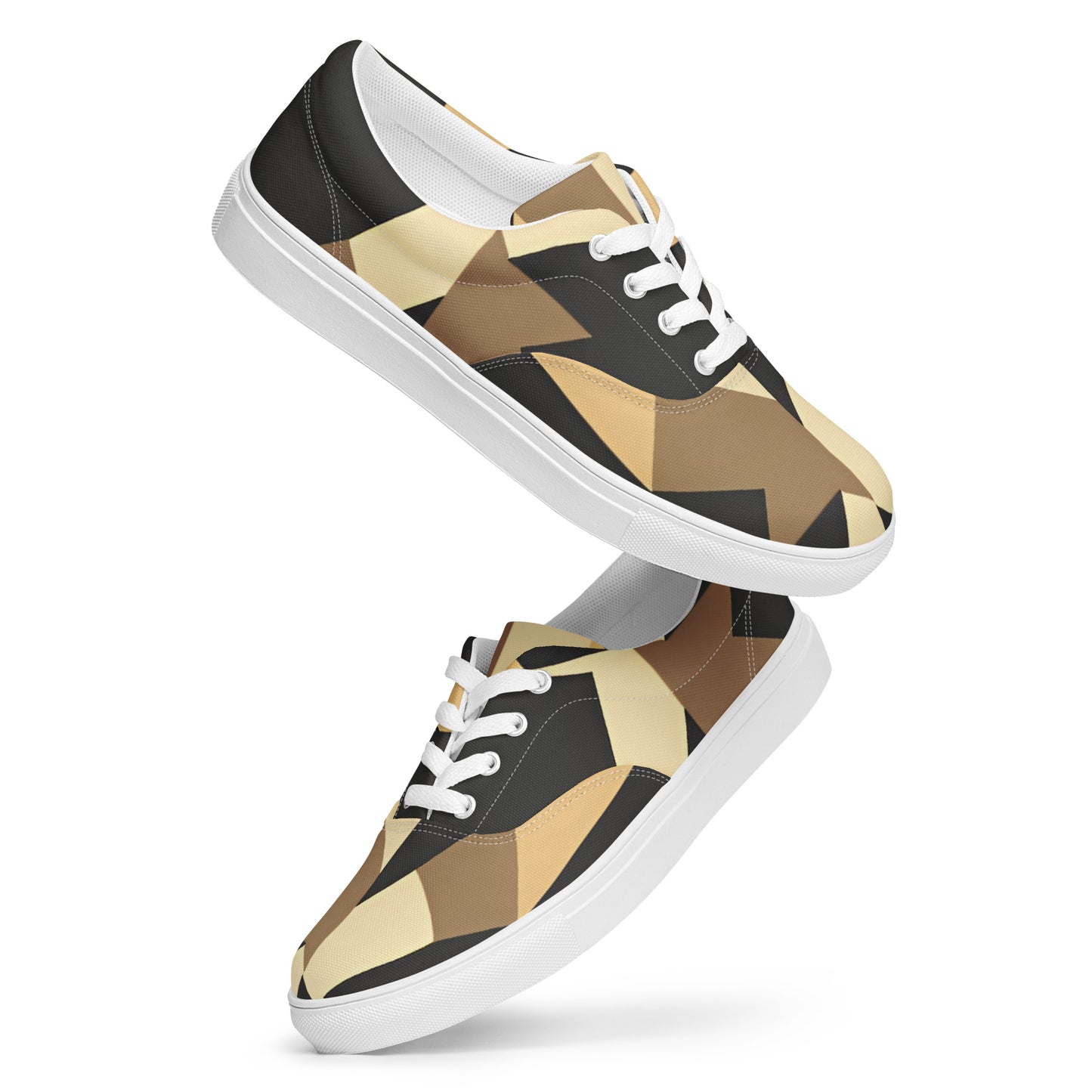 Women’s lace-up canvas shoes