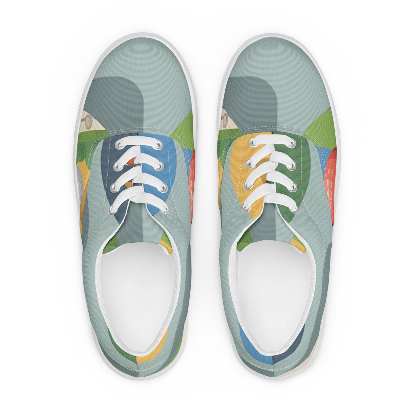 Women’s lace-up canvas shoes