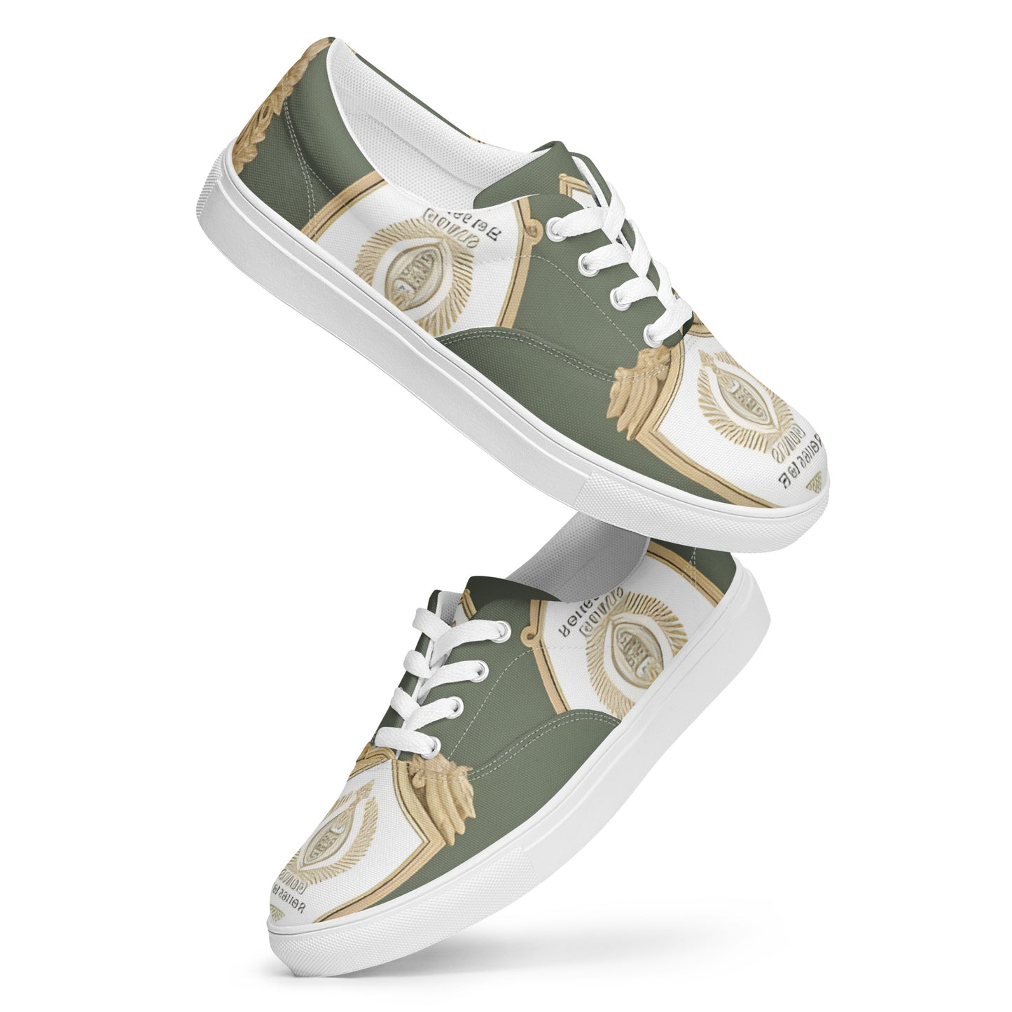 Women’s lace-up canvas shoes