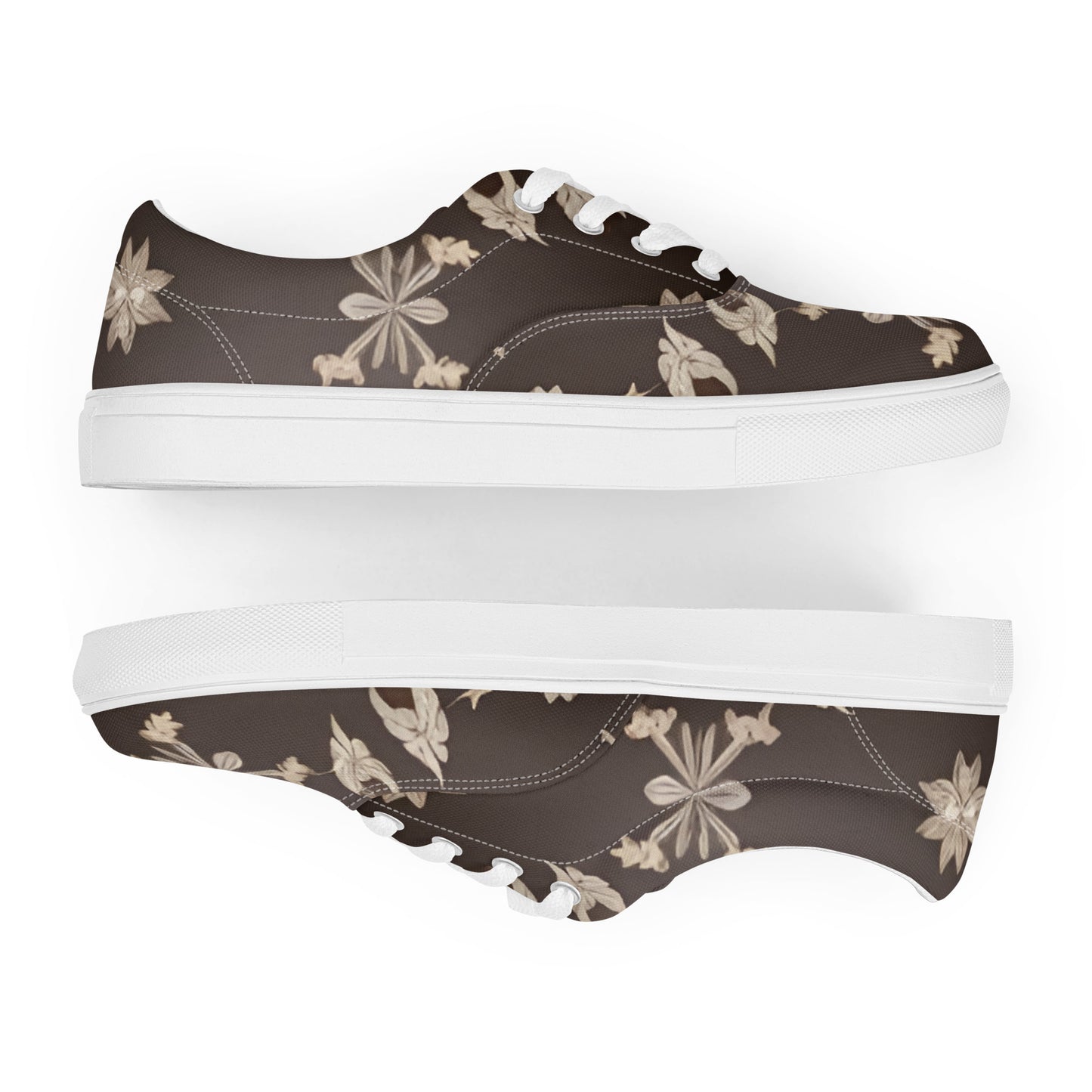 Women’s lace-up canvas shoes