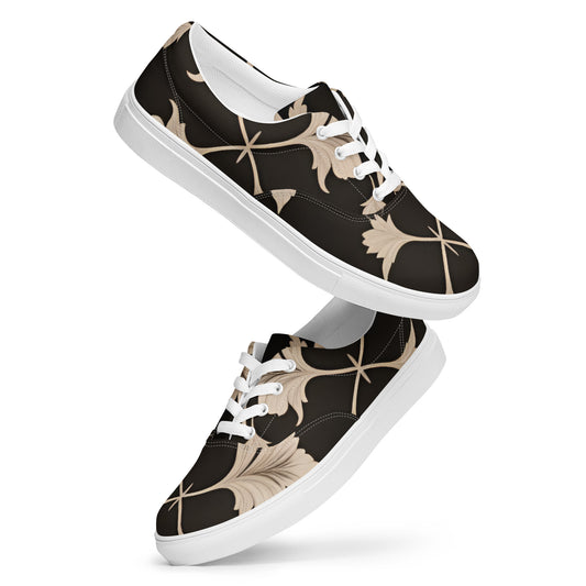 Women’s lace-up canvas shoes