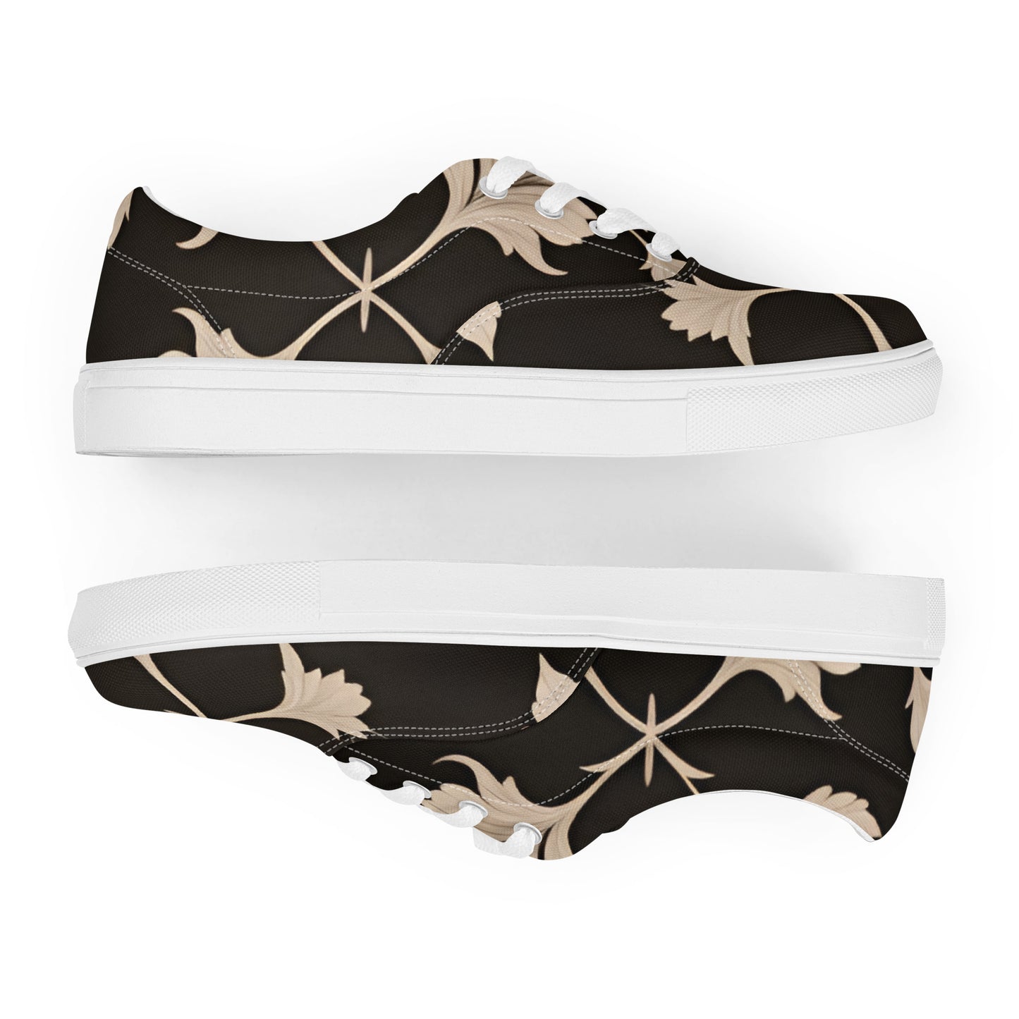 Women’s lace-up canvas shoes