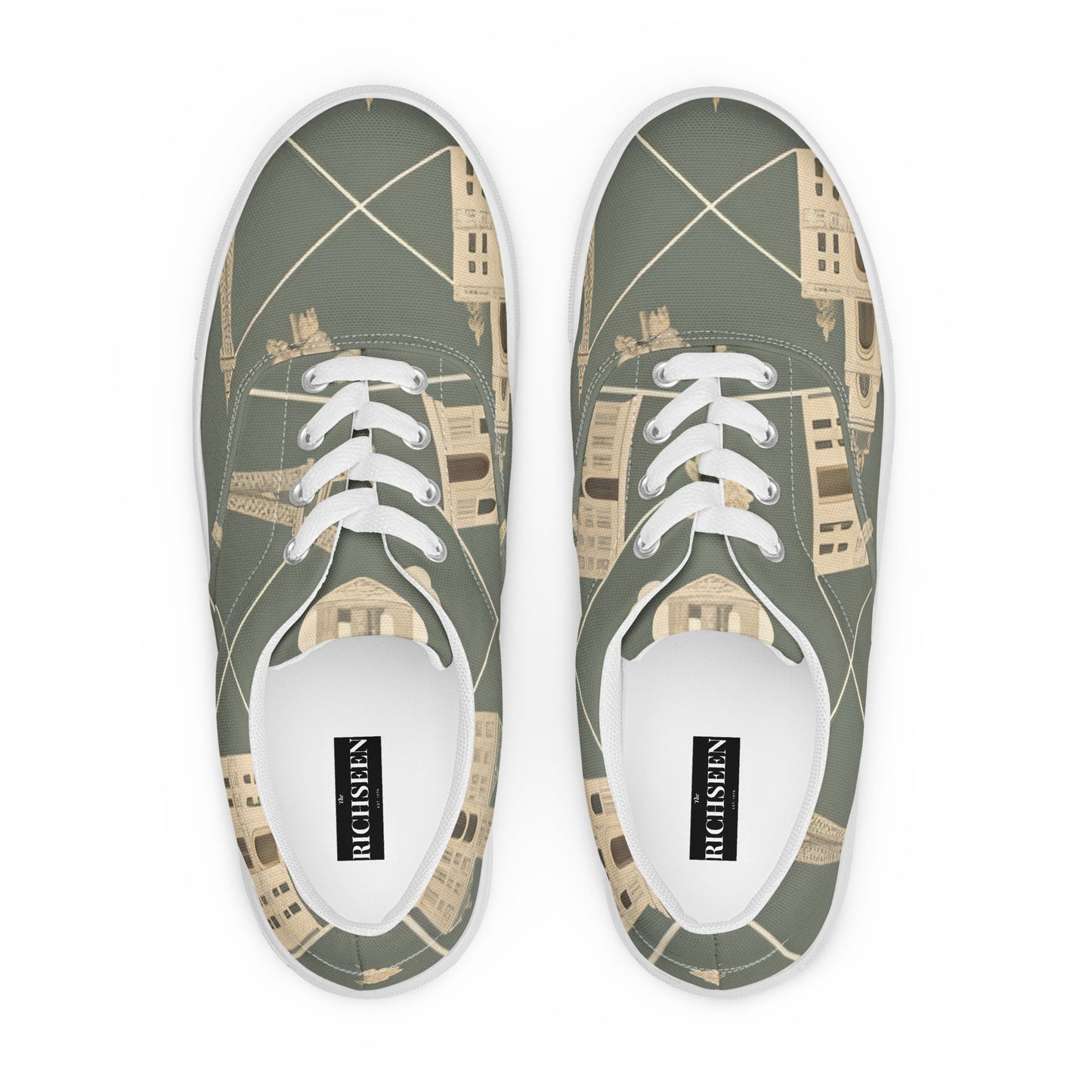 Women’s lace-up canvas shoes