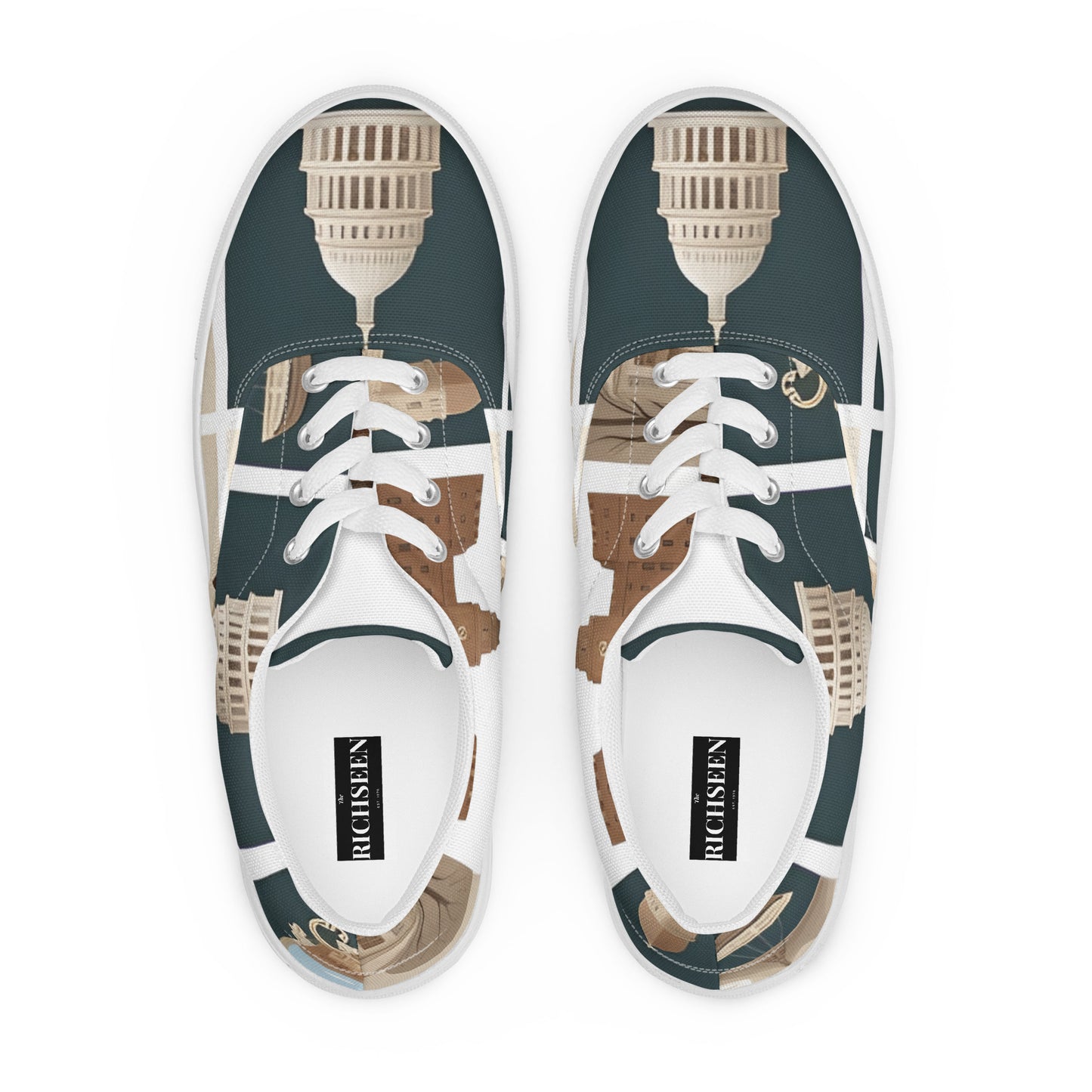 Women’s lace-up canvas shoes