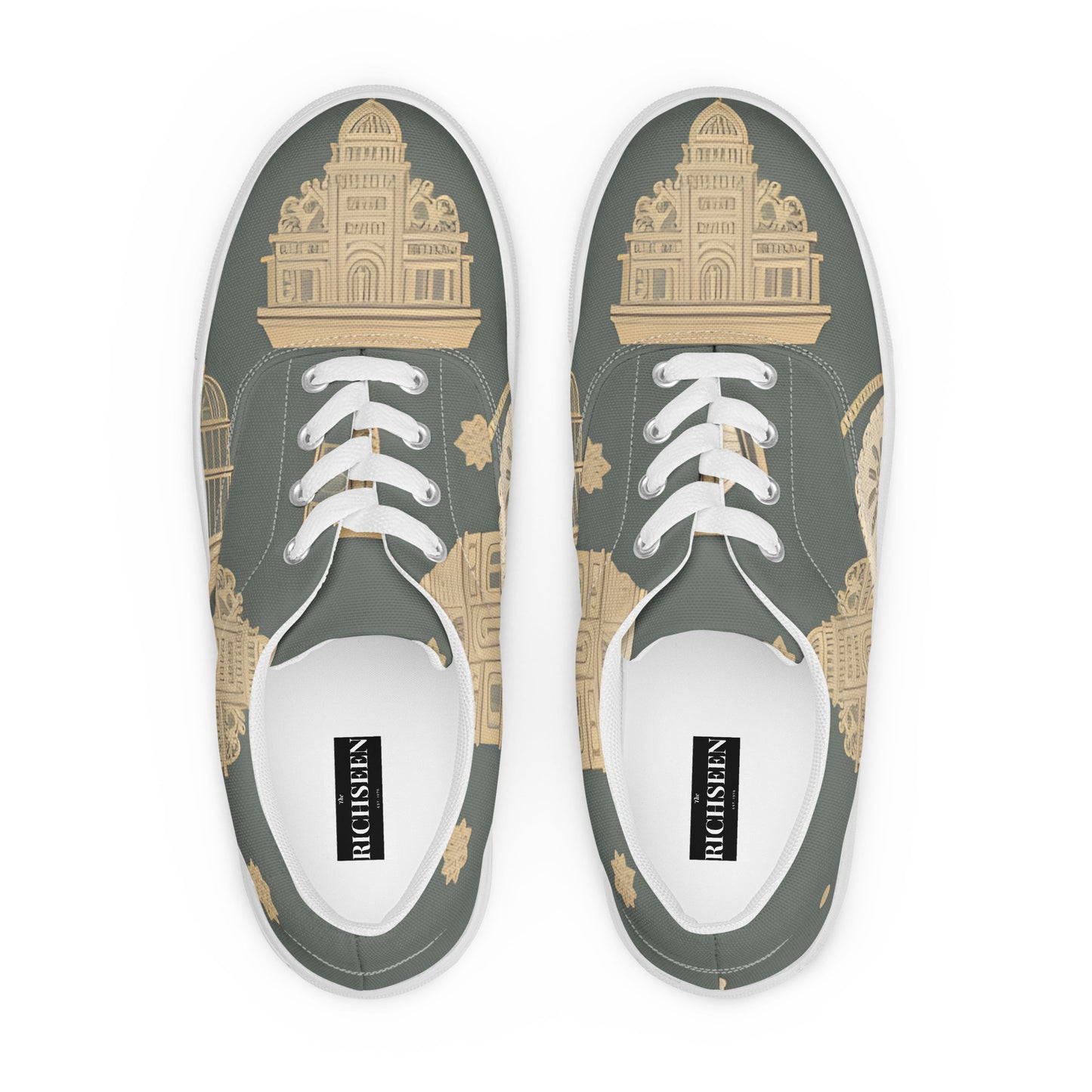 Women’s lace-up canvas shoes