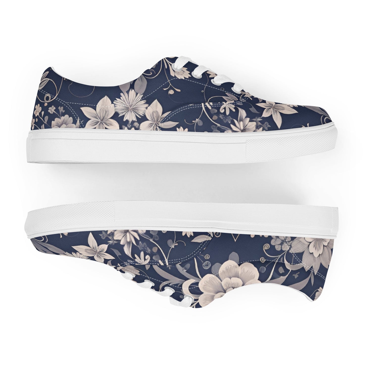 Women’s lace-up canvas shoes