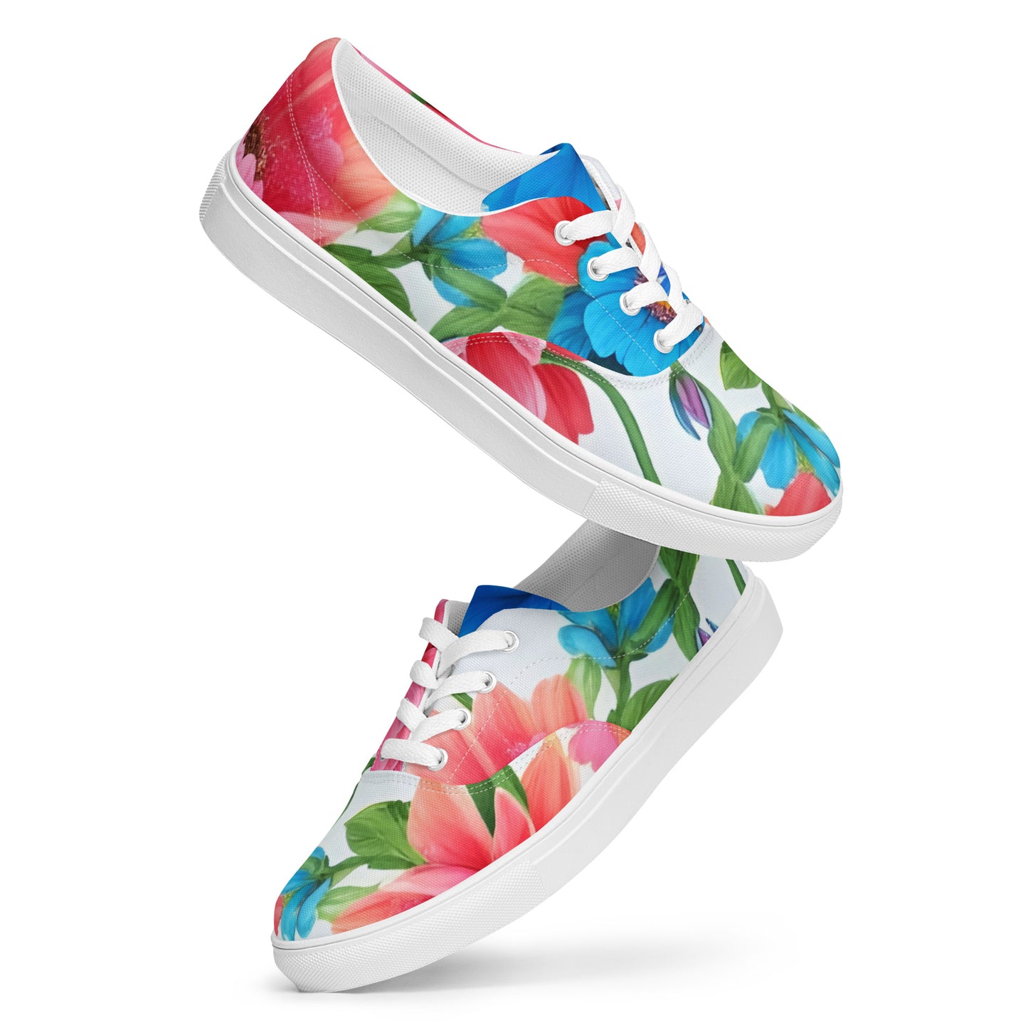 Women’s lace-up canvas shoes