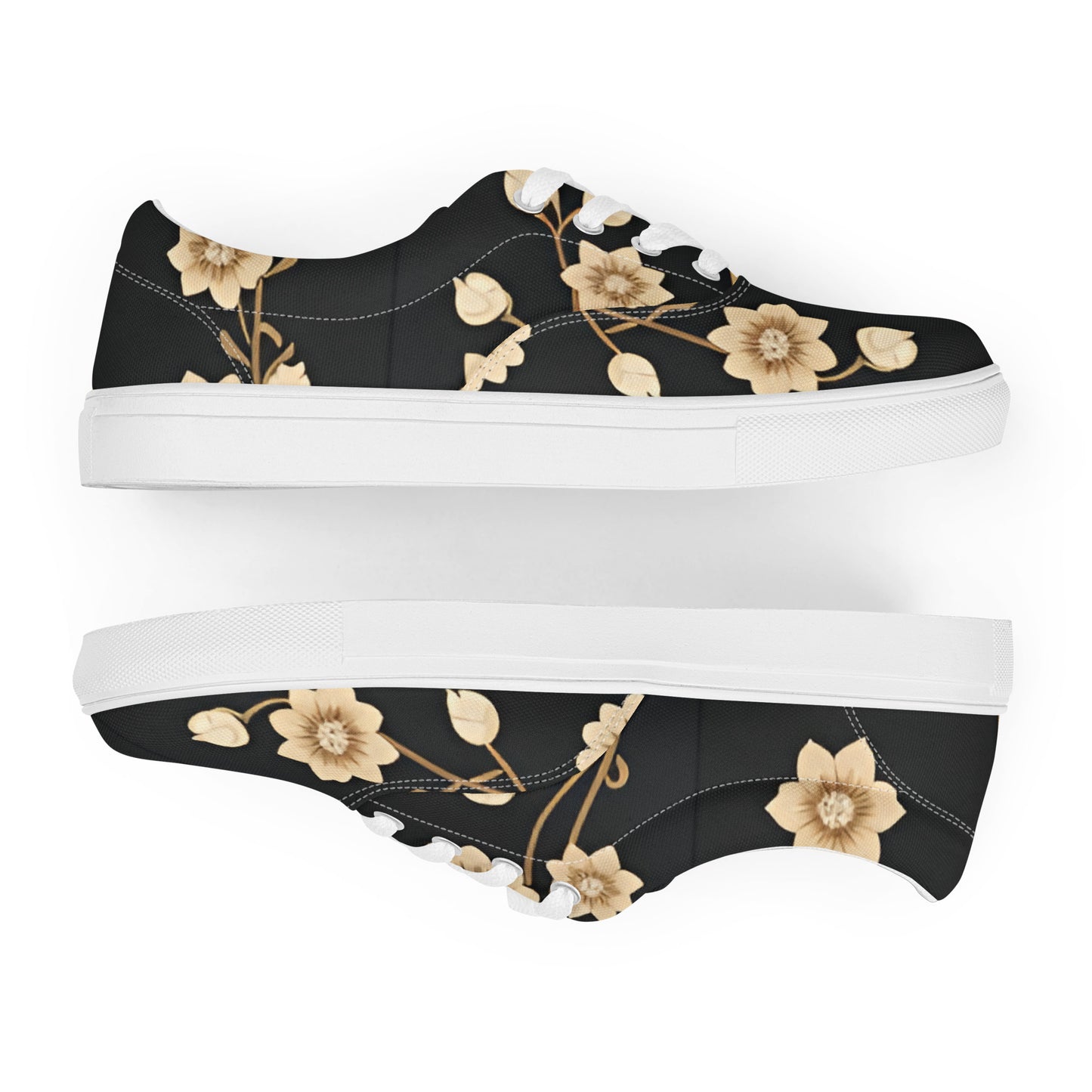 Women’s lace-up canvas shoes