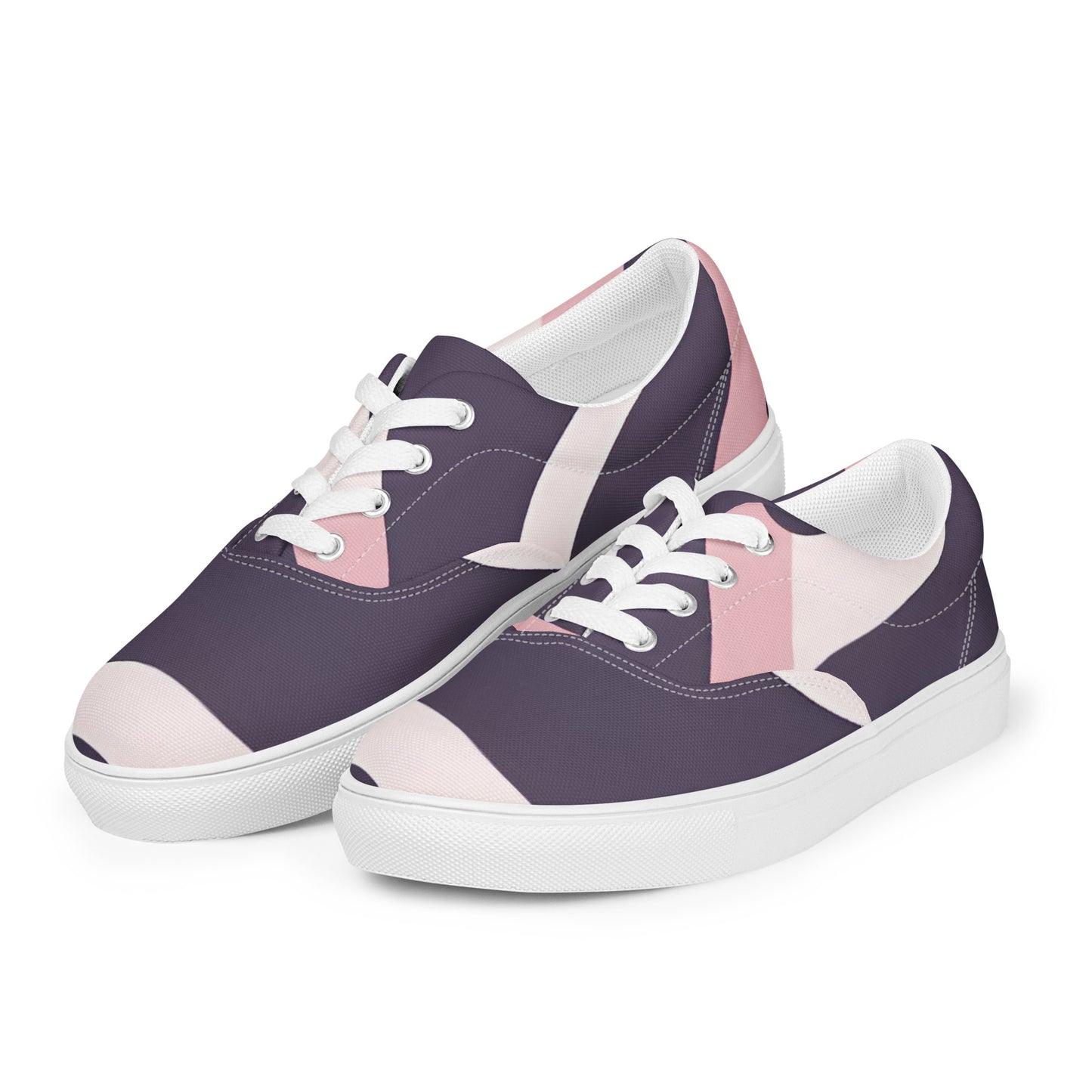 Women’s lace-up canvas shoes