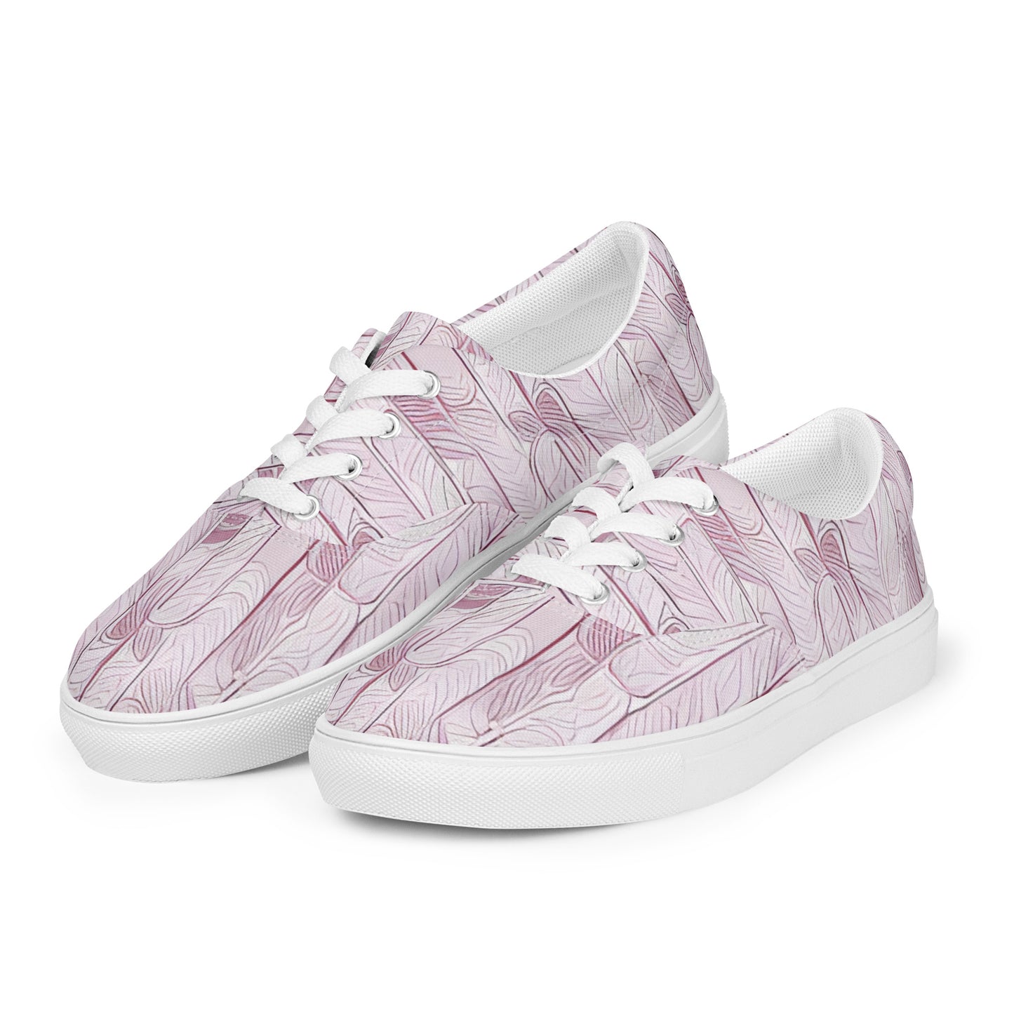 Women’s lace-up canvas shoes