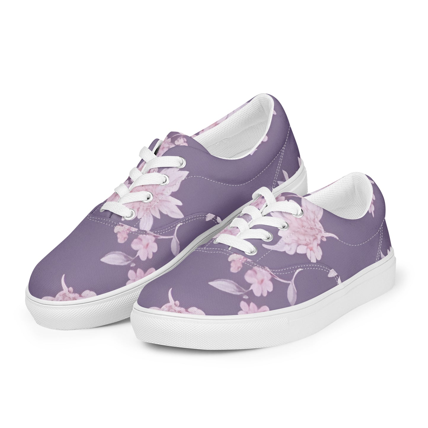 Women’s lace-up canvas shoes