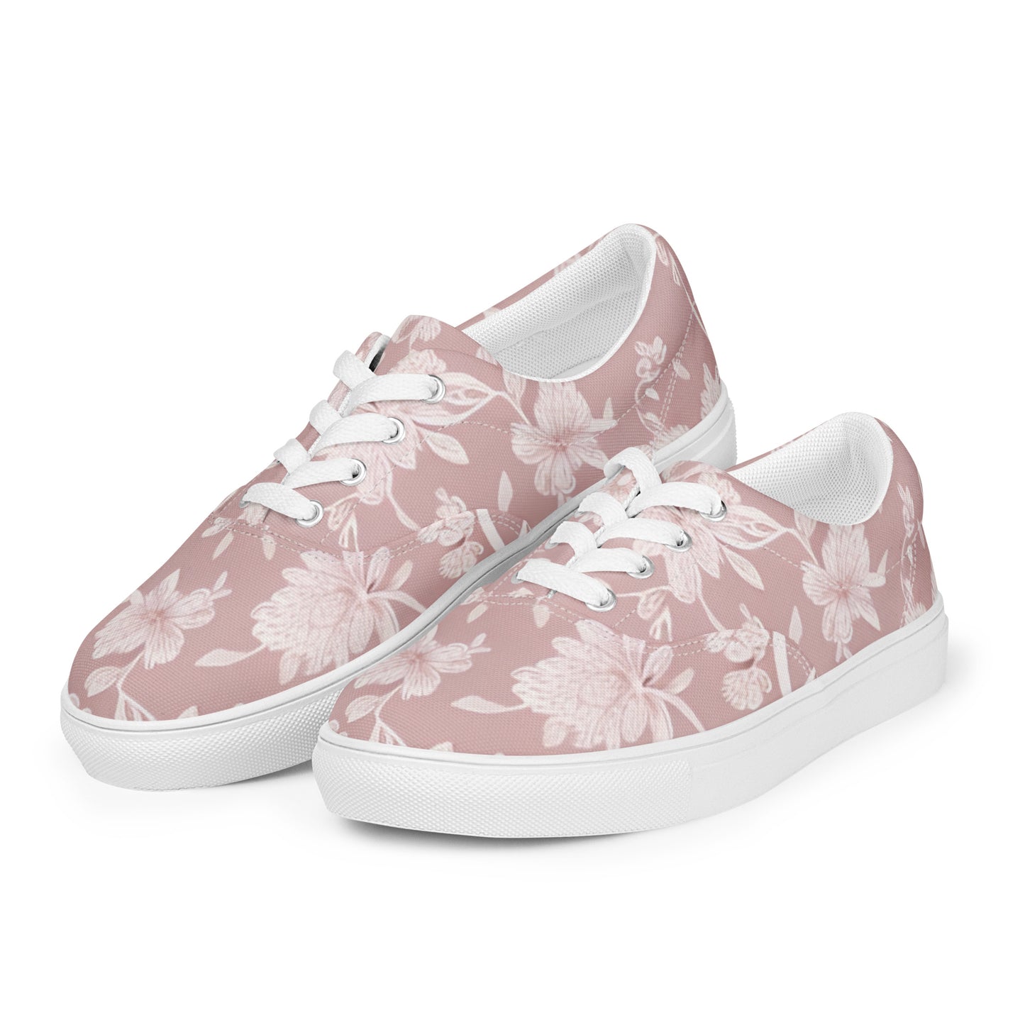 Women’s lace-up canvas shoes