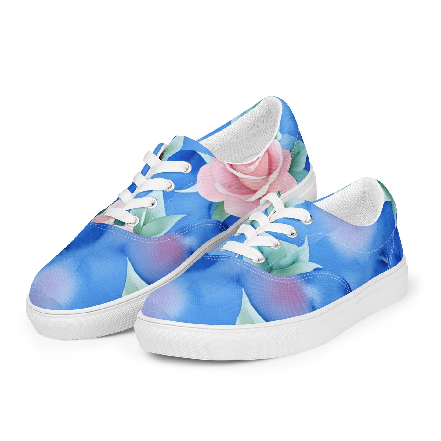 Women’s lace-up canvas shoes