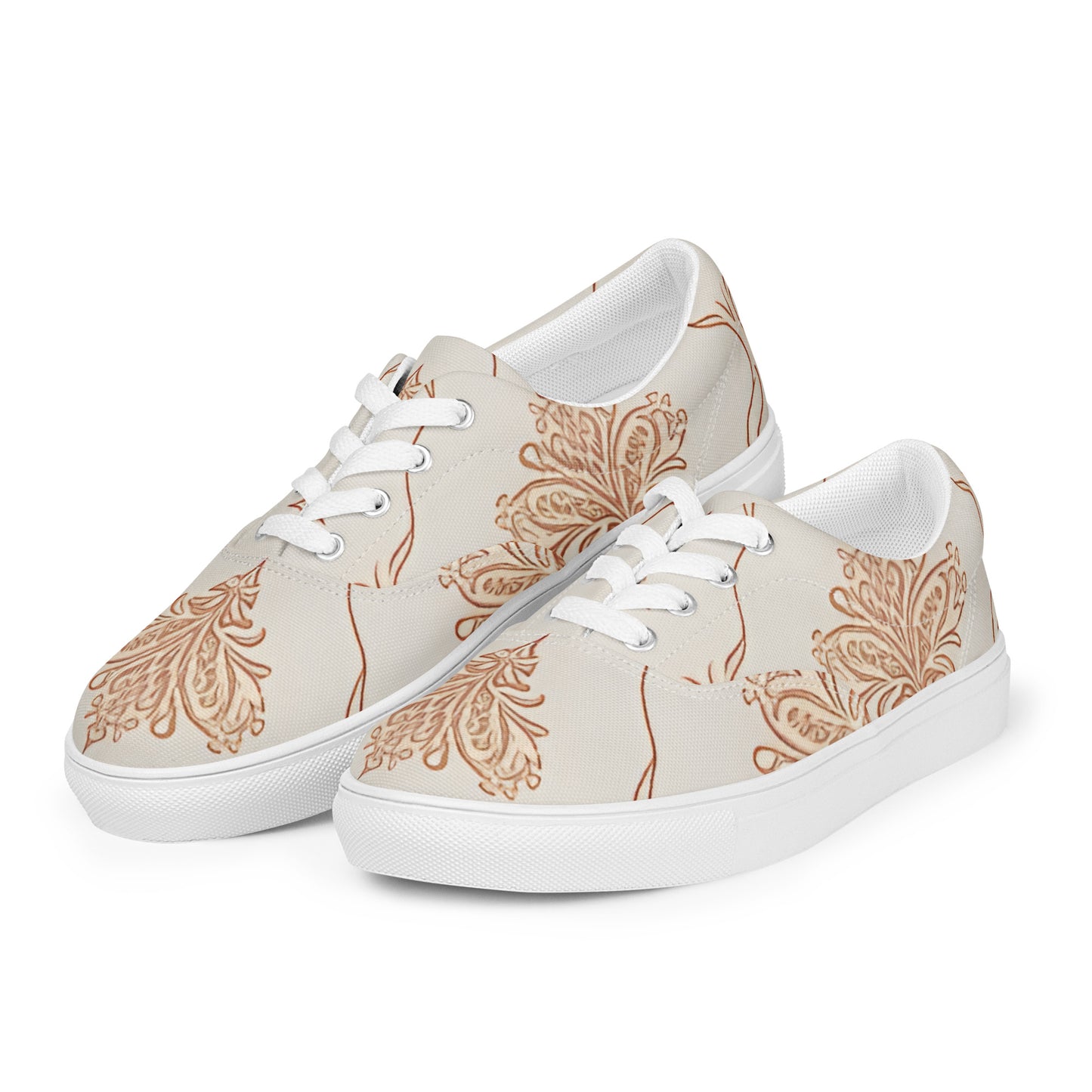 Women’s lace-up canvas shoes