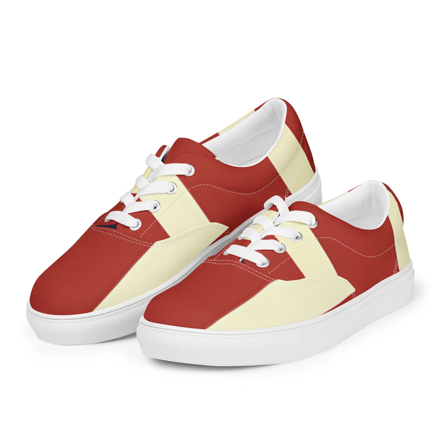 Women’s lace-up canvas shoes