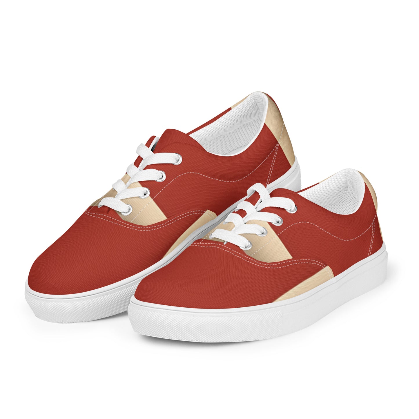 Women’s lace-up canvas shoes