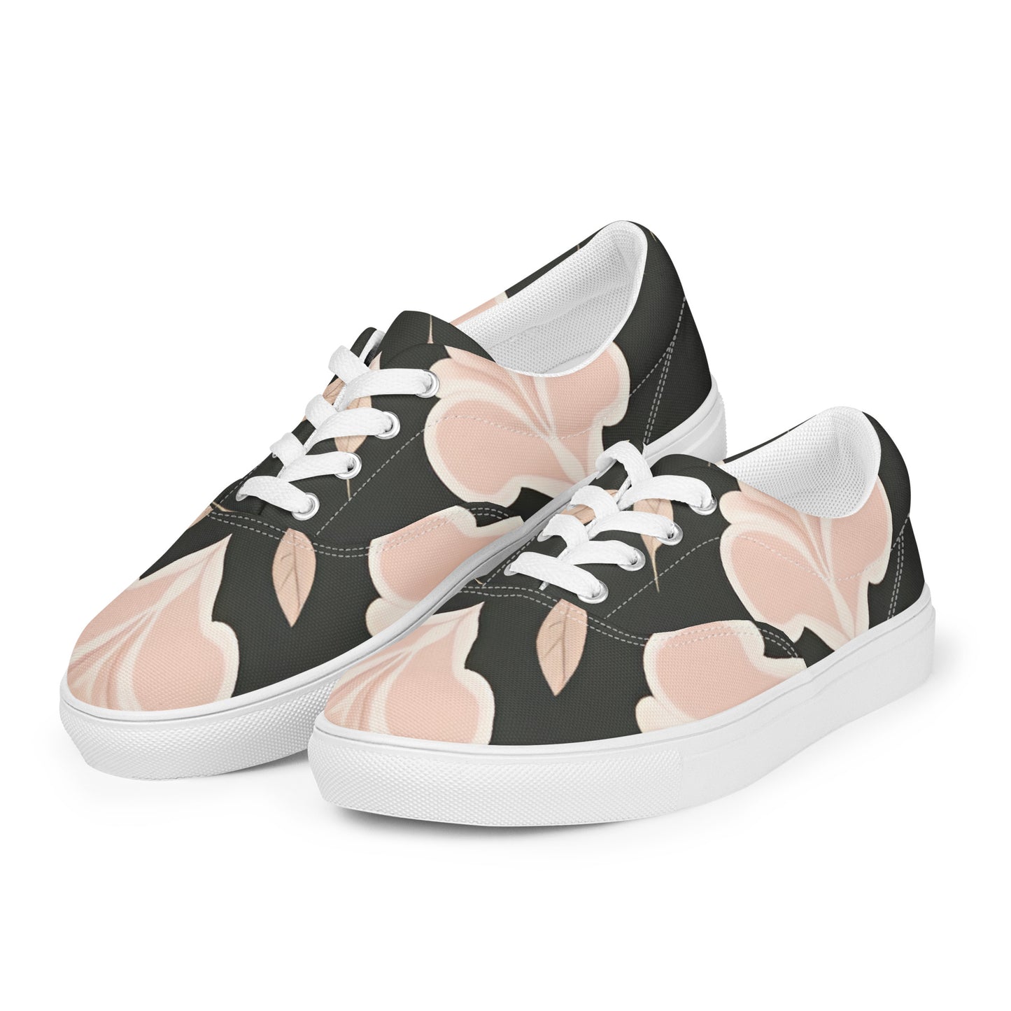 Women’s lace-up canvas shoes