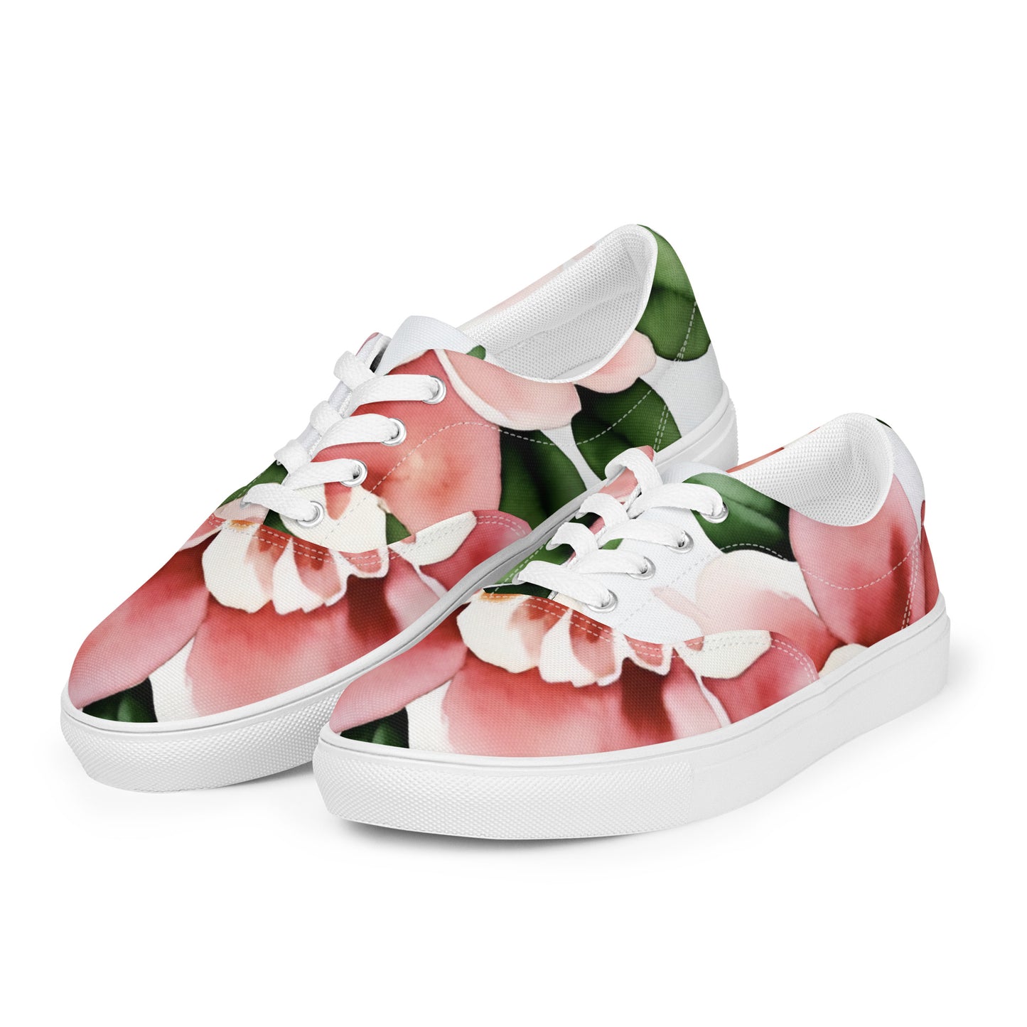 Women’s lace-up canvas shoes