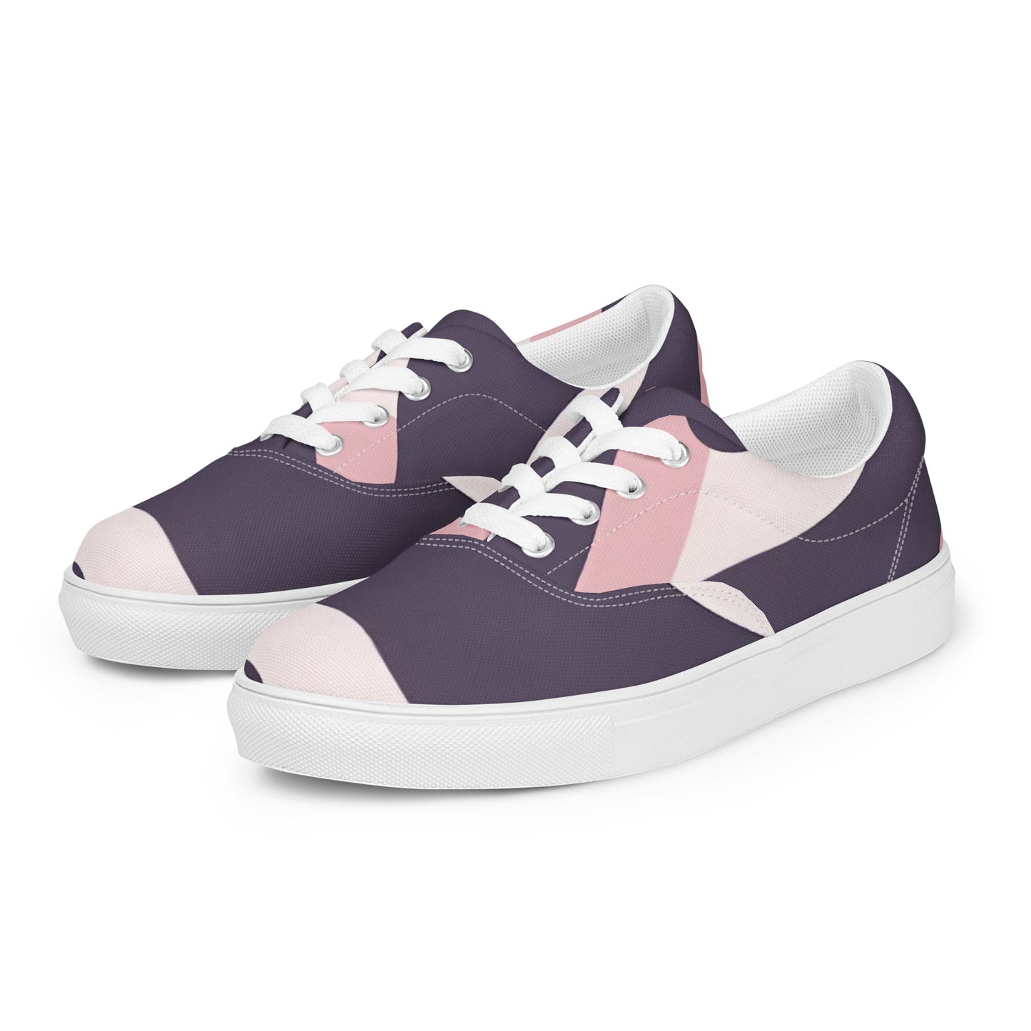 Women’s lace-up canvas shoes