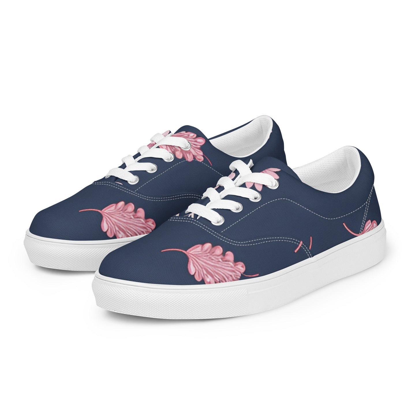 Women’s lace-up canvas shoes