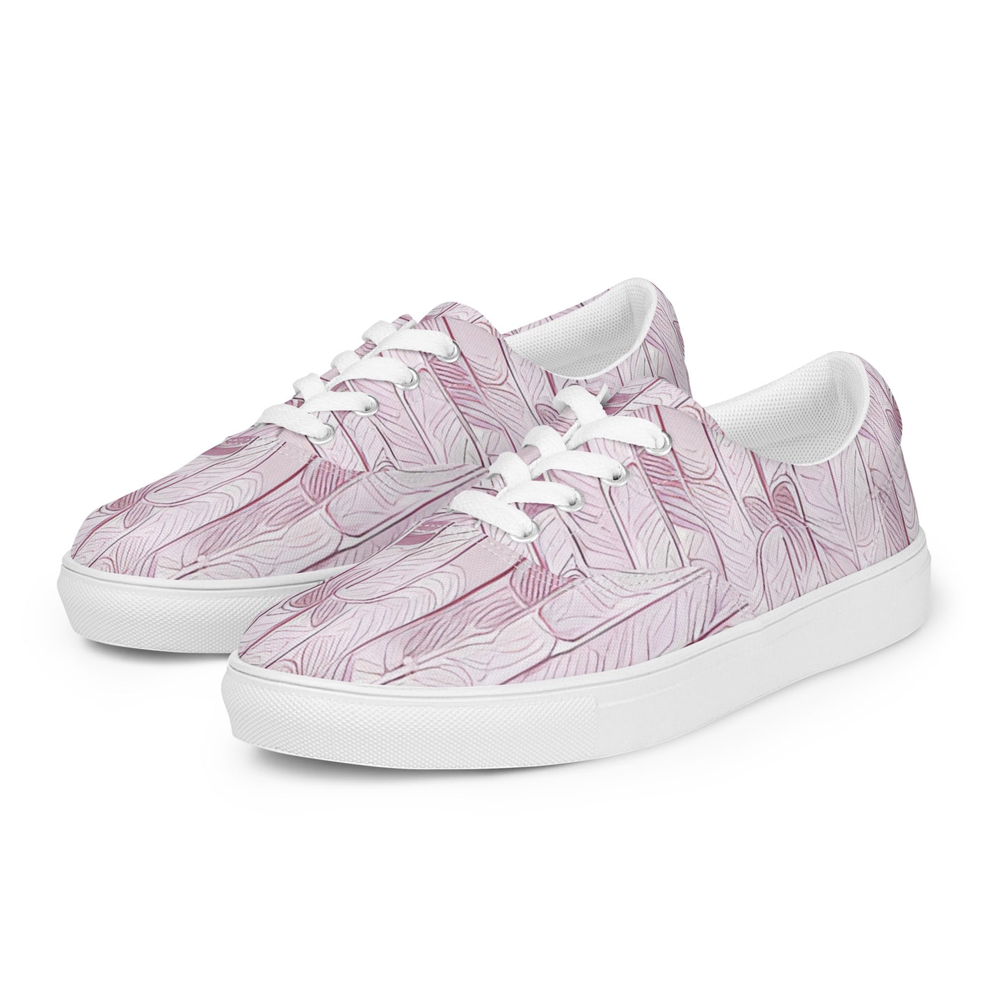 Women’s lace-up canvas shoes