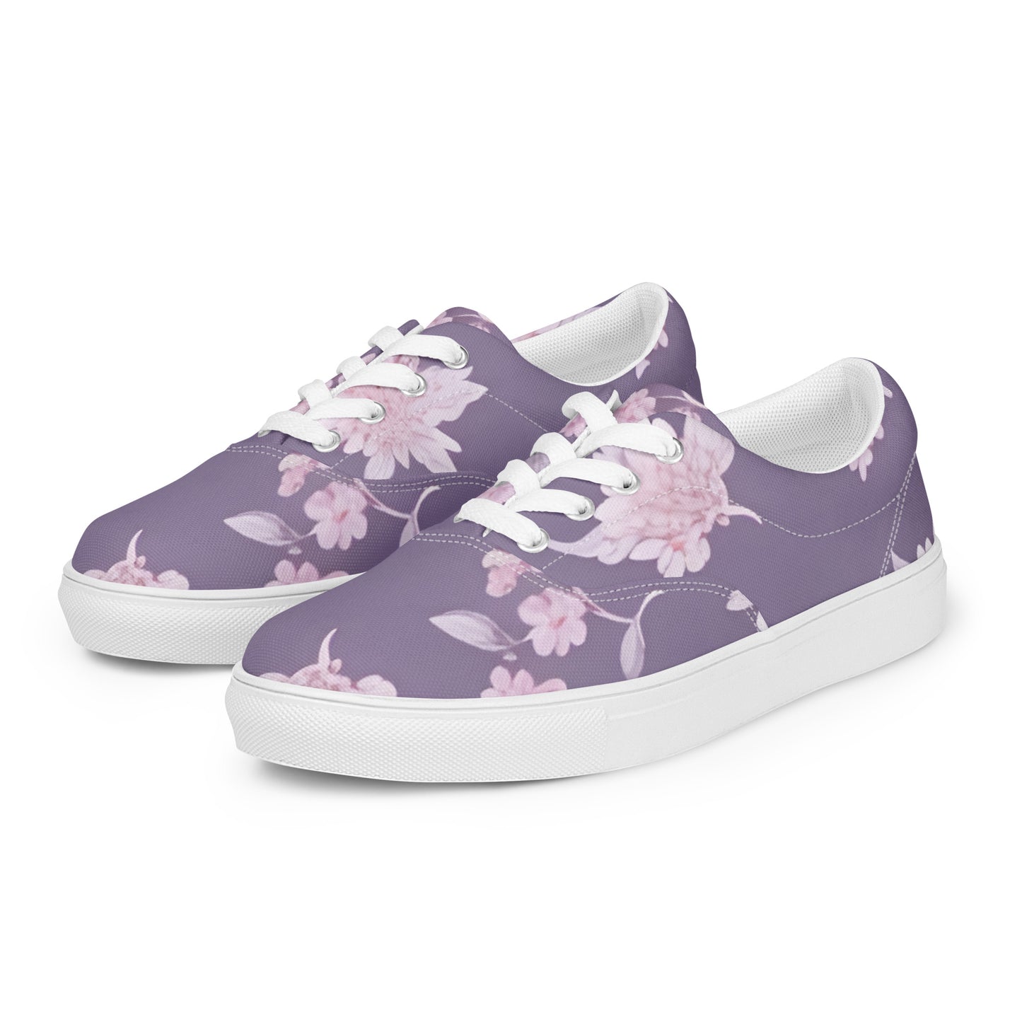 Women’s lace-up canvas shoes