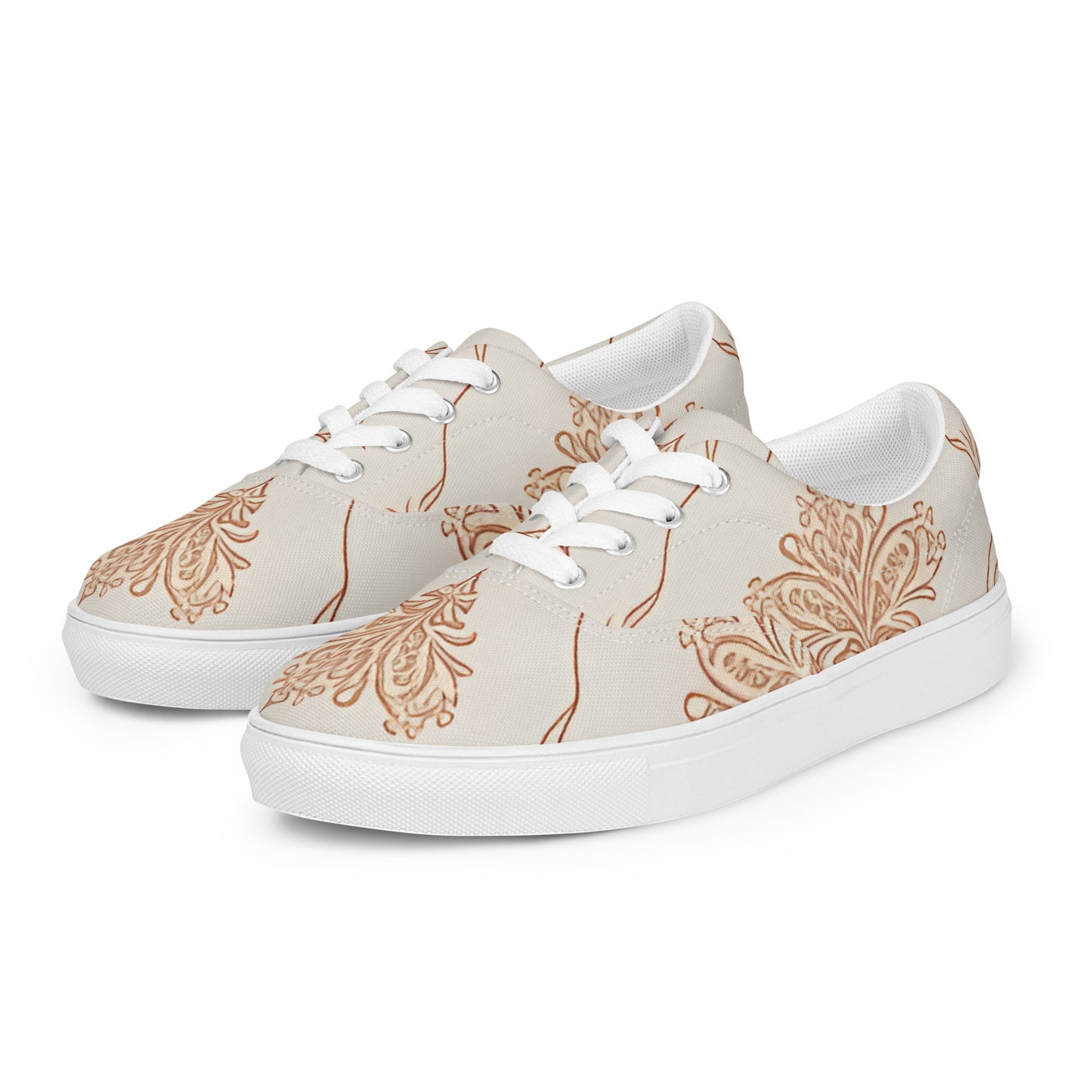 Women’s lace-up canvas shoes