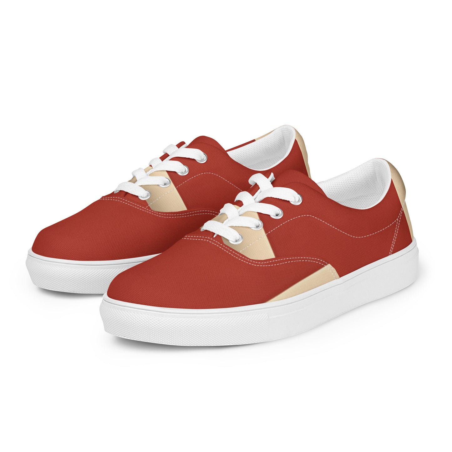 Women’s lace-up canvas shoes