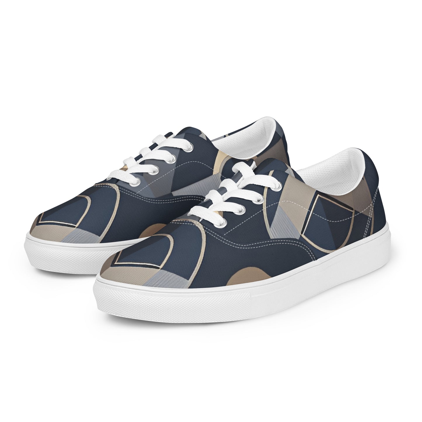 Women’s lace-up canvas shoes