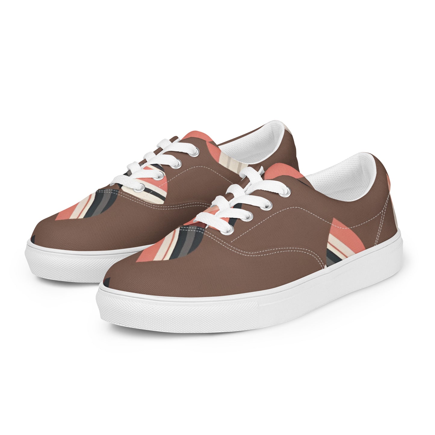 Women’s lace-up canvas shoes