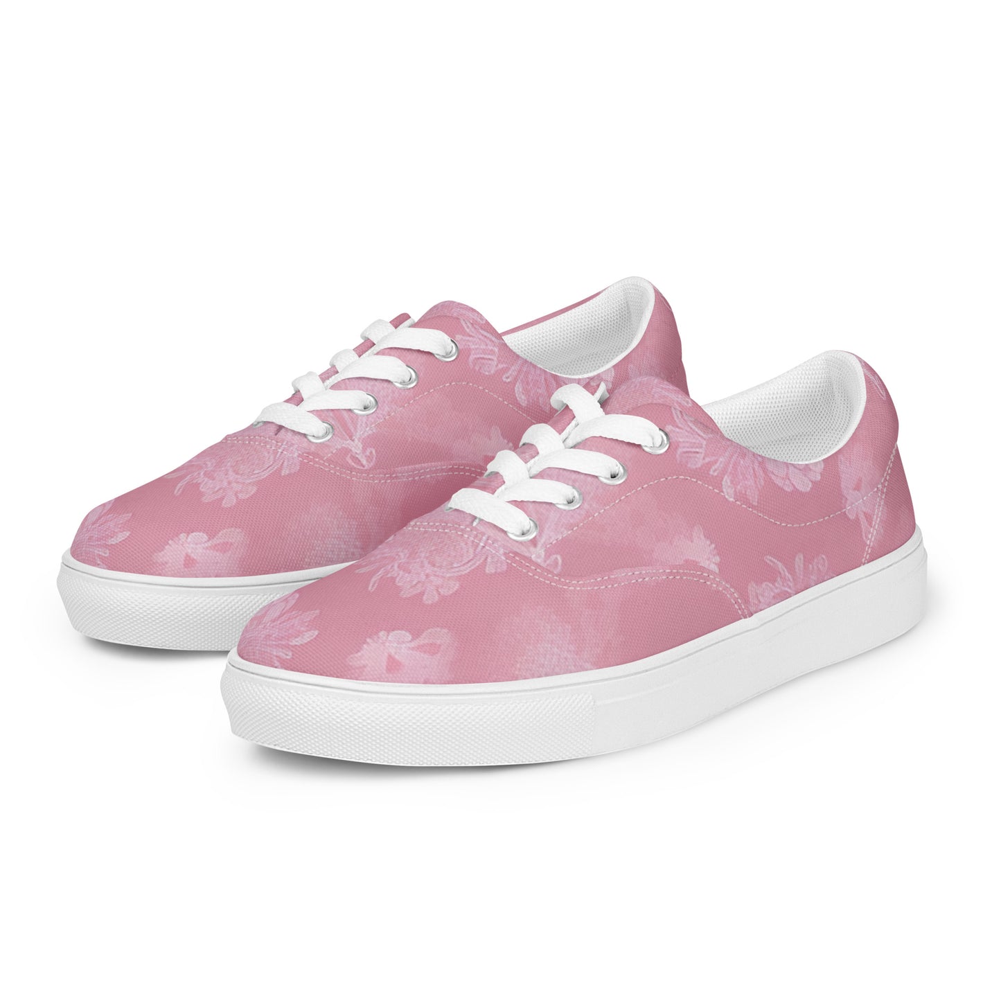 Women’s lace-up canvas shoes