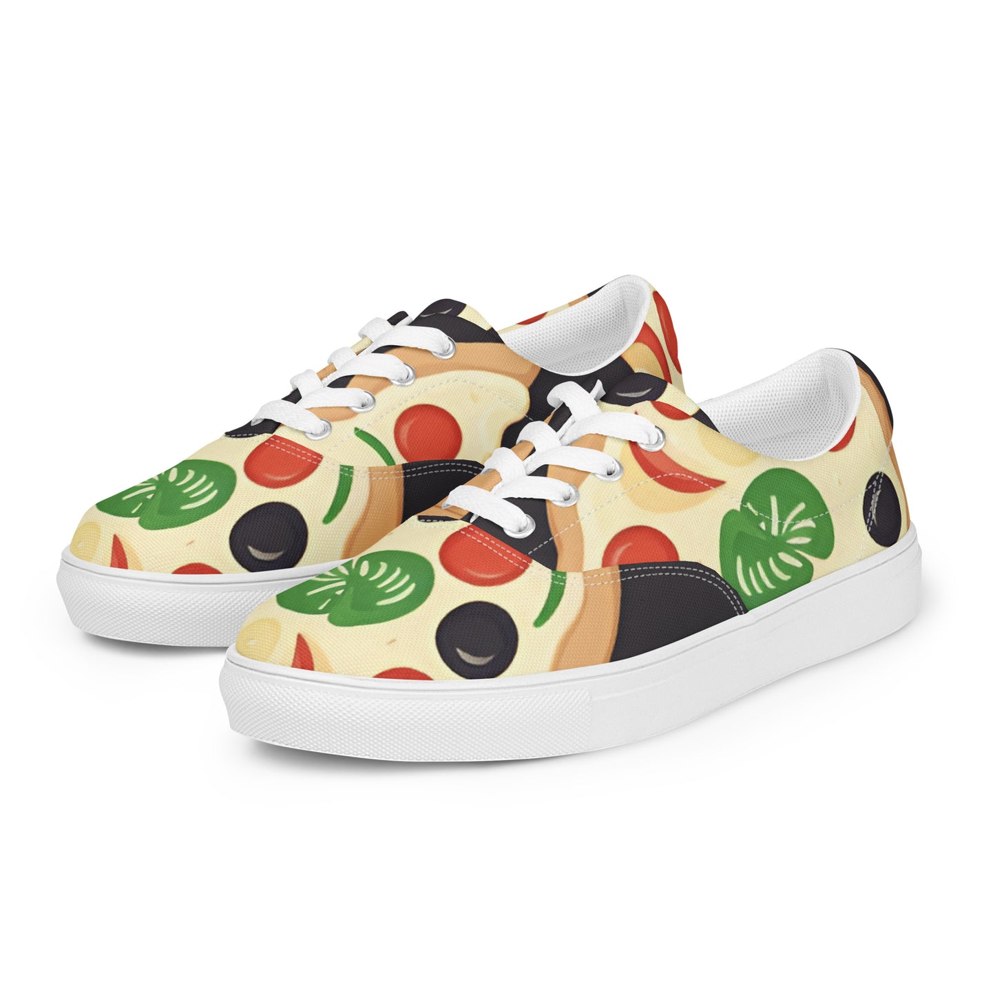 Women’s lace-up canvas shoes