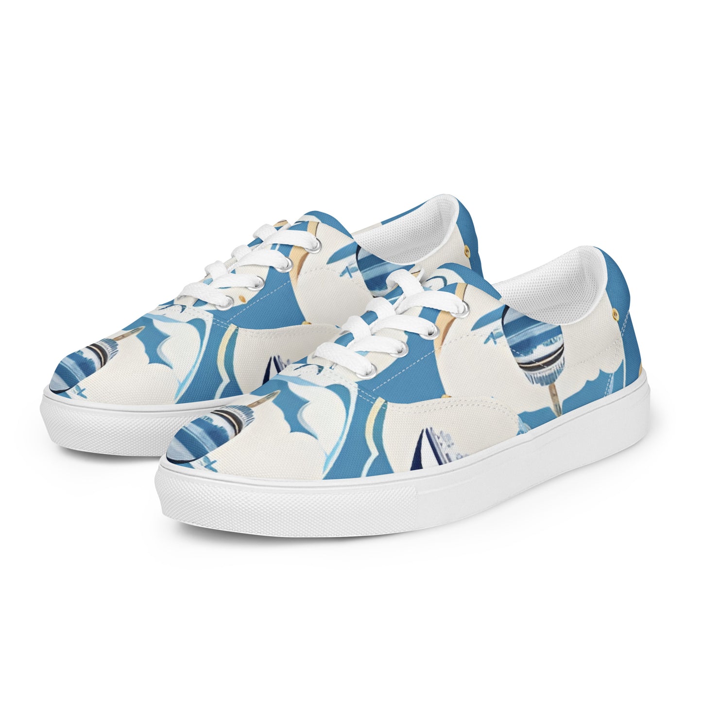 Women’s lace-up canvas shoes