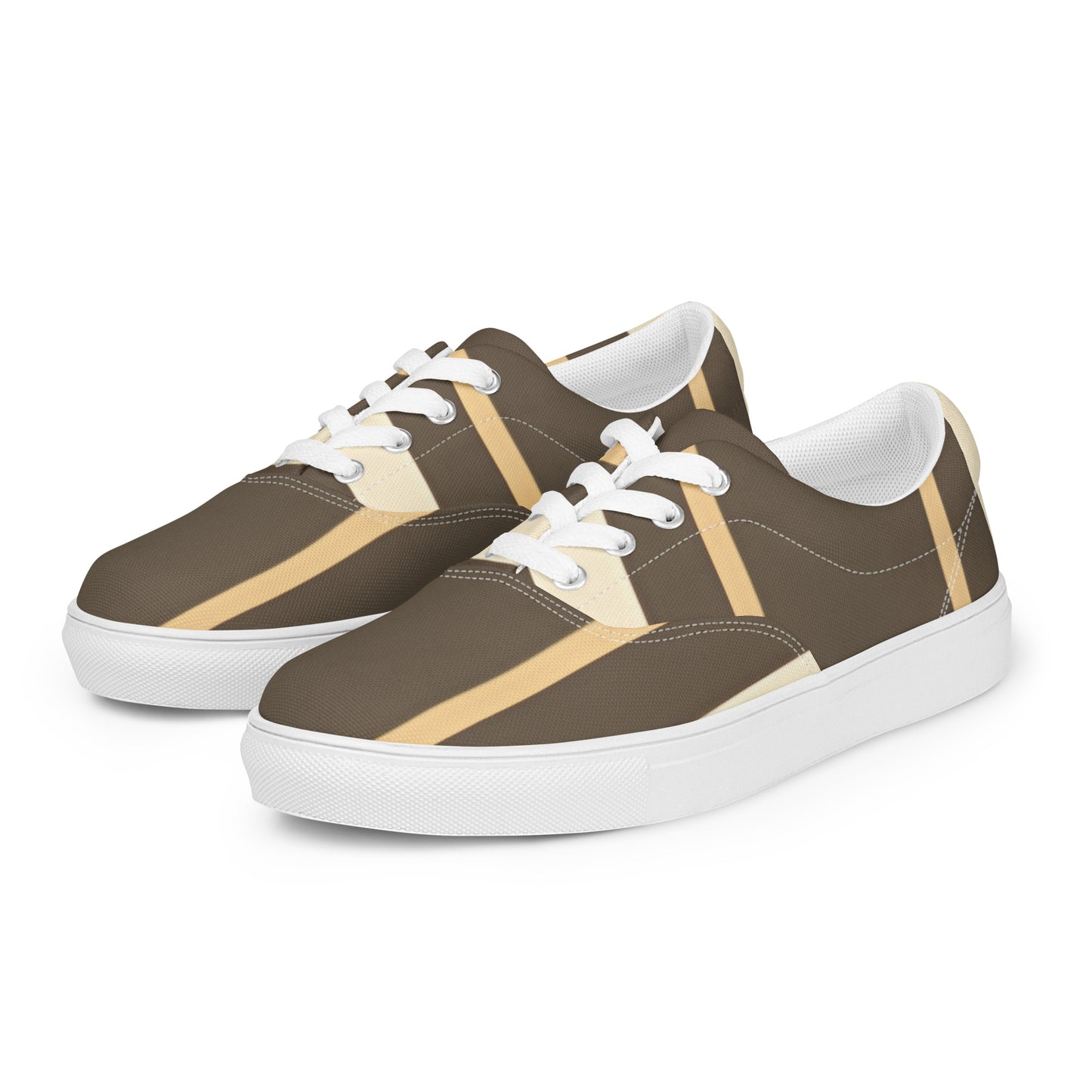 Women’s lace-up canvas shoes