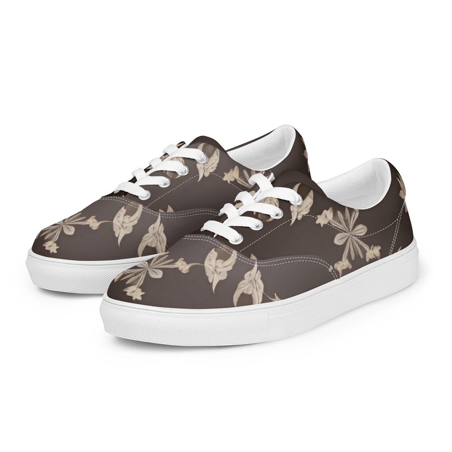 Women’s lace-up canvas shoes