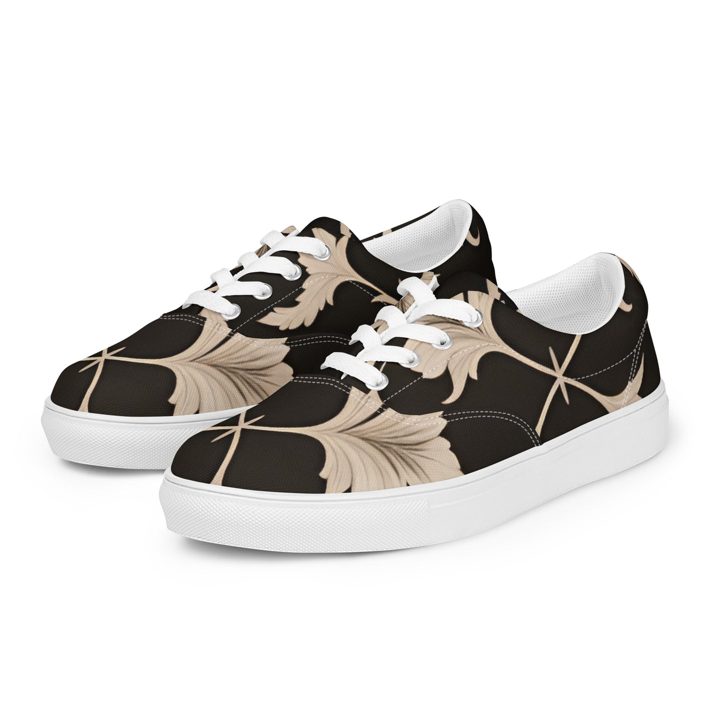 Women’s lace-up canvas shoes