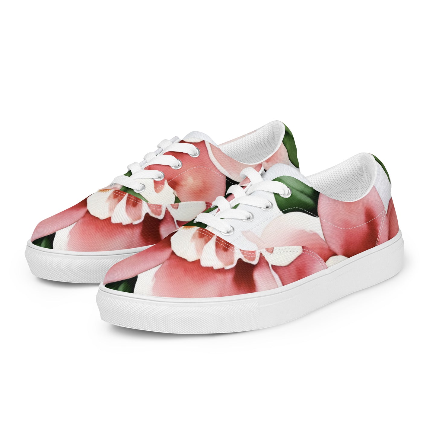 Women’s lace-up canvas shoes