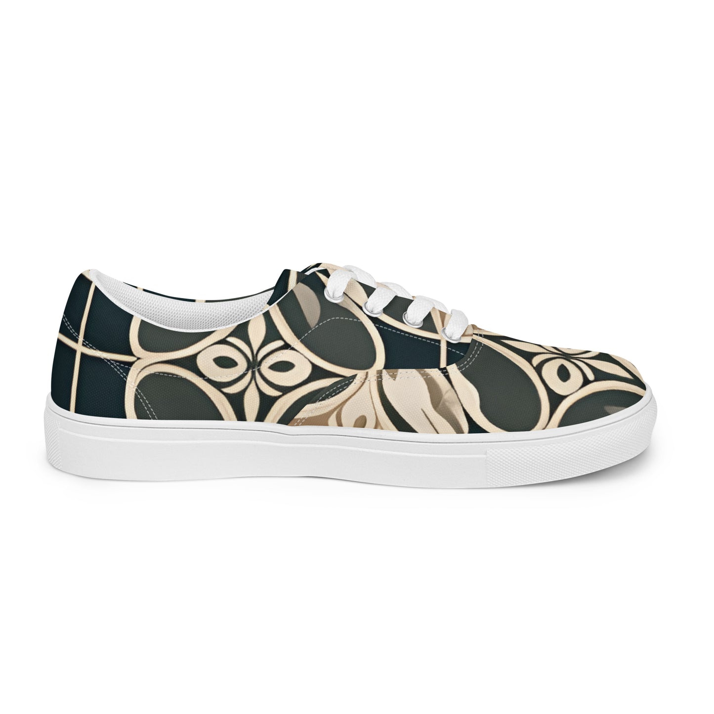 Women’s lace-up canvas shoes