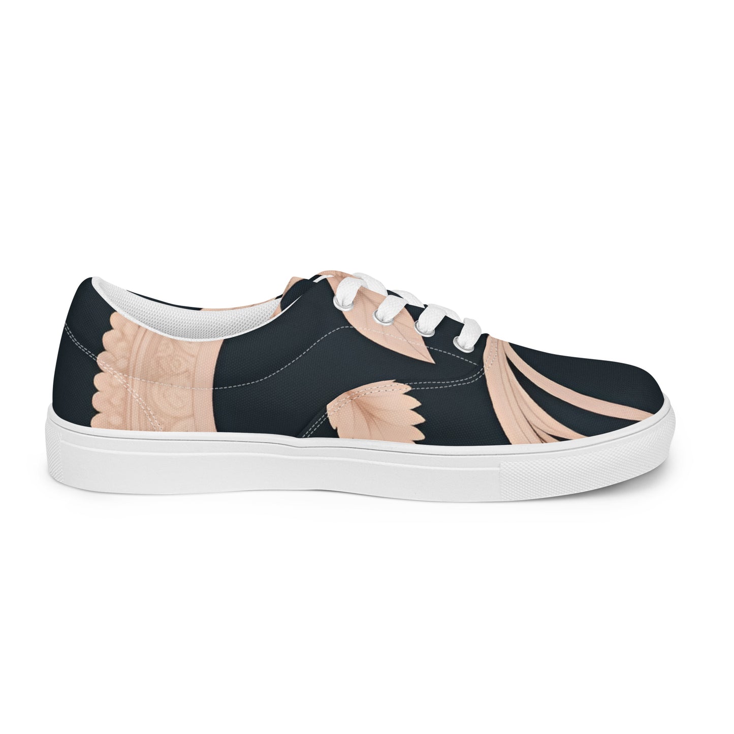 Women’s lace-up canvas shoes