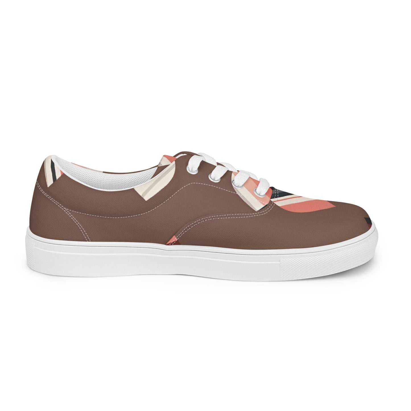 Women’s lace-up canvas shoes