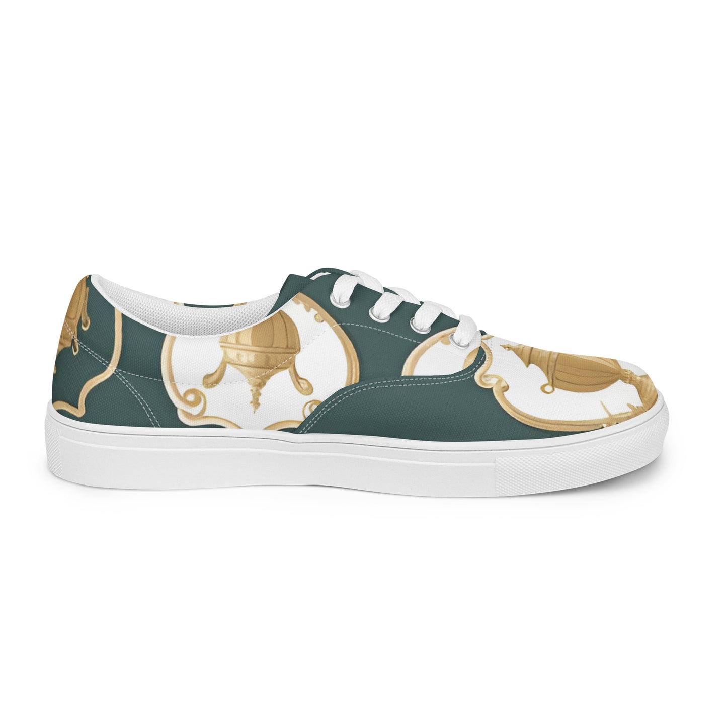 Women’s lace-up canvas shoes