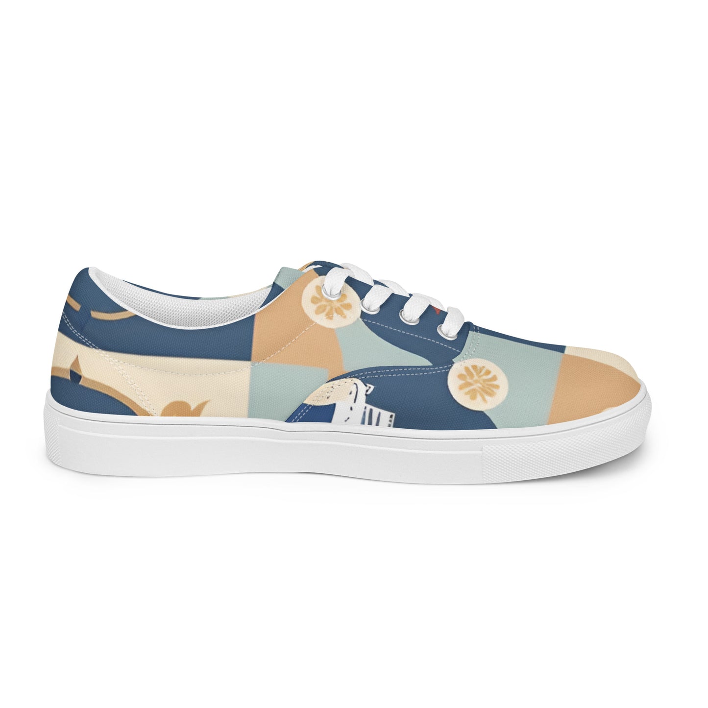 Women’s lace-up canvas shoes