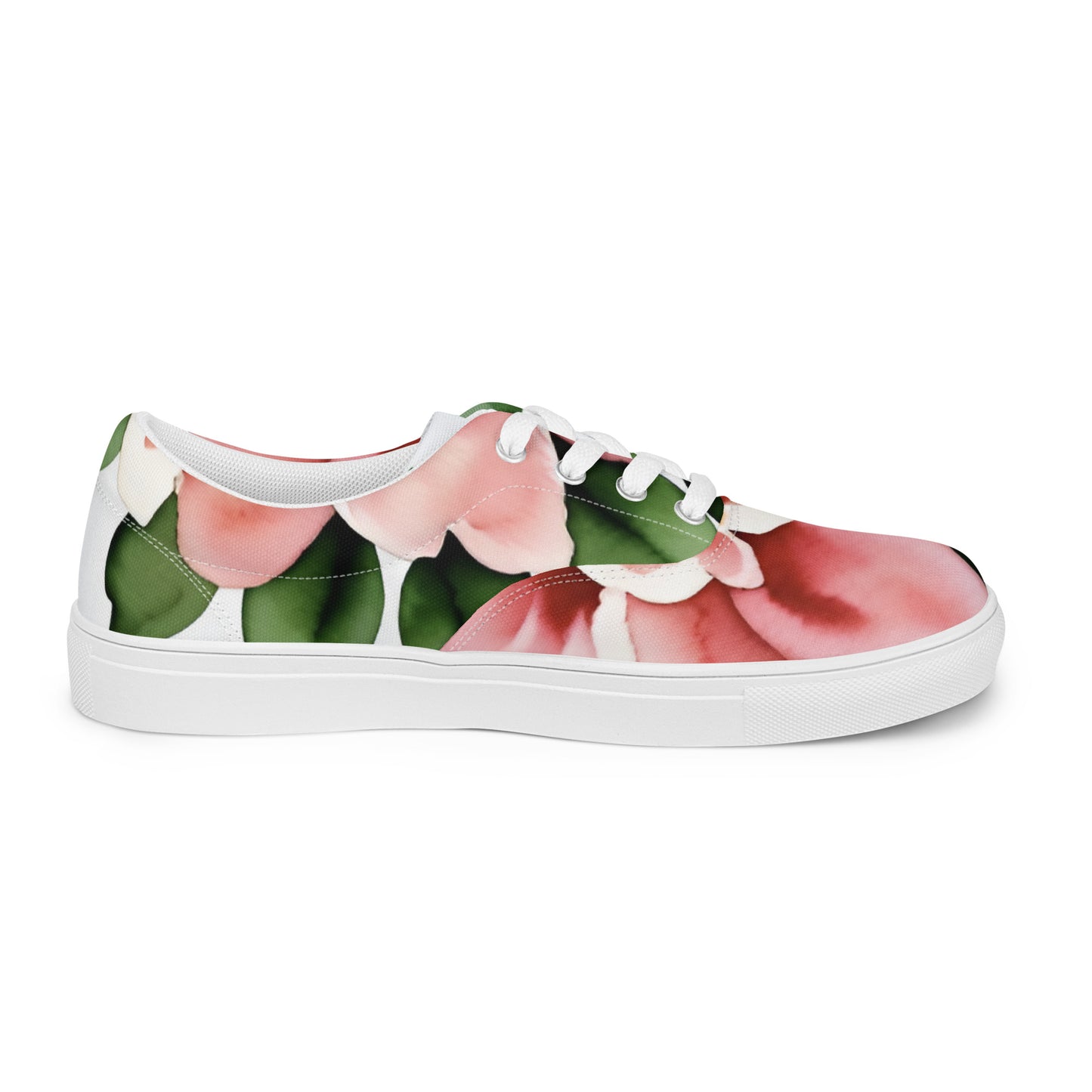 Women’s lace-up canvas shoes