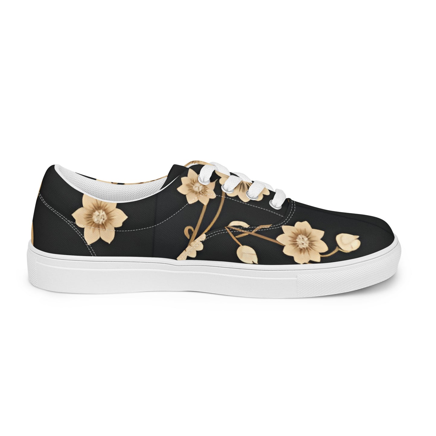 Women’s lace-up canvas shoes